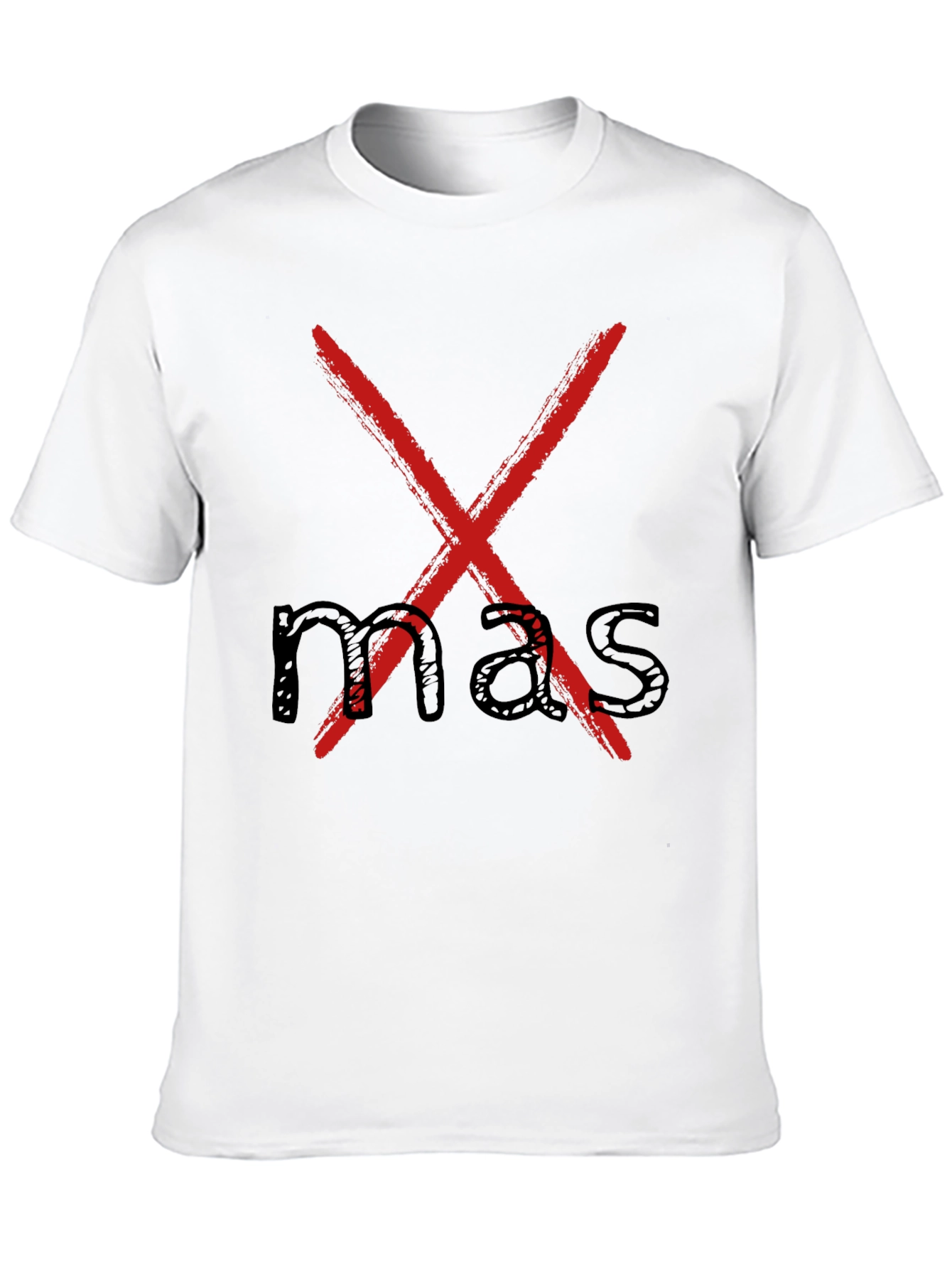 Black Red X Over 'Mas' Graphic T-Shirt - Casual Menswear view 10