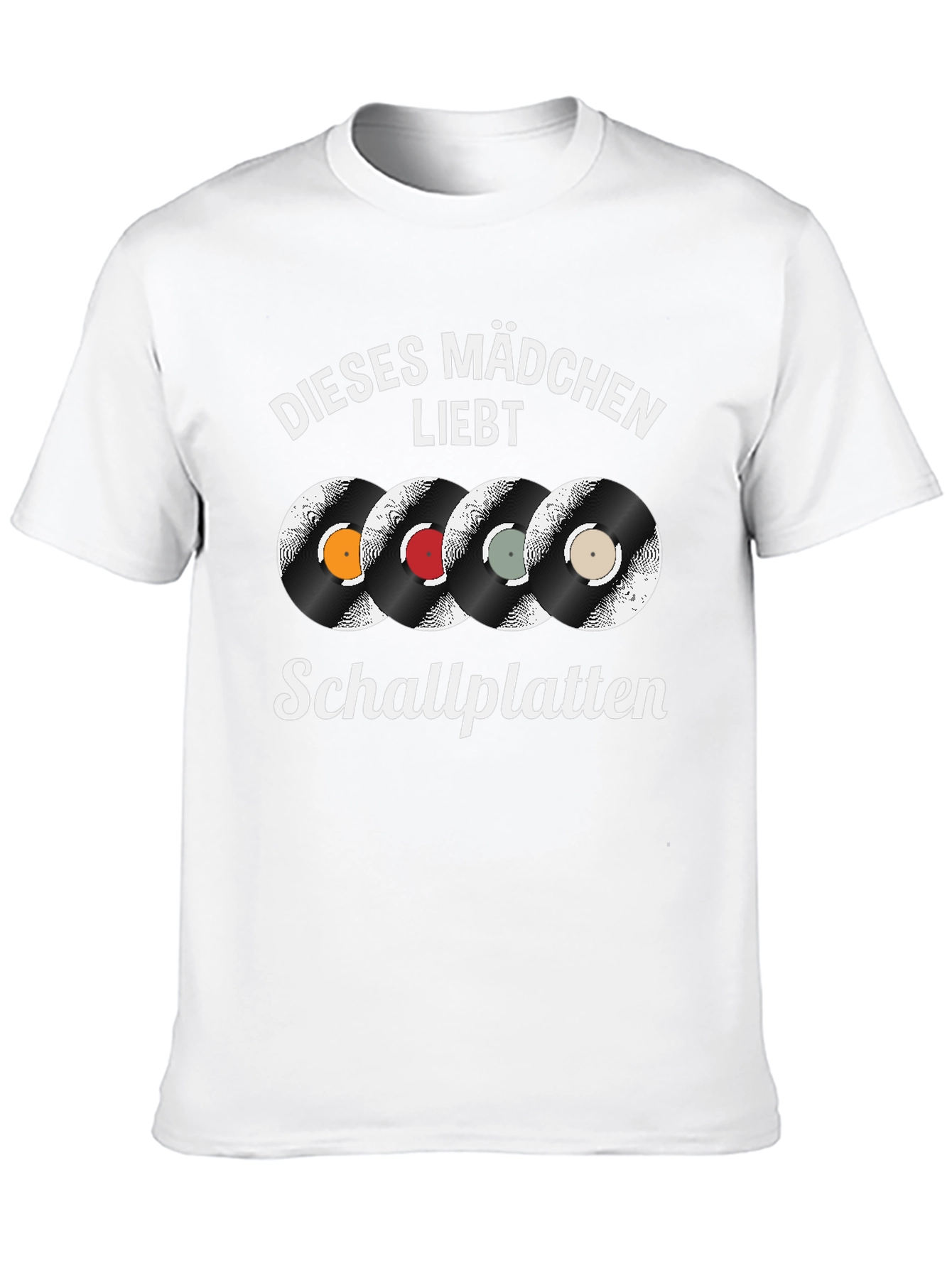 Black Vinyl Record Lover T-Shirt - Dieses Mädchen Liebt Schallplatten view 10