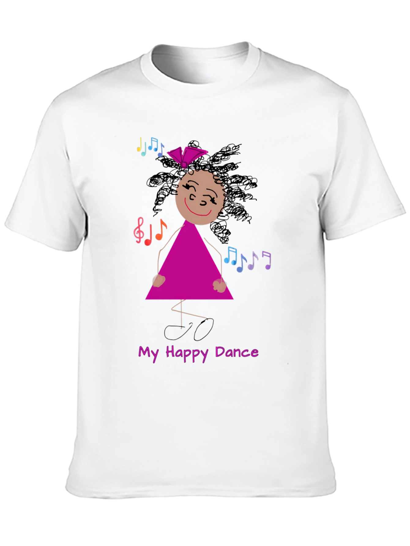 Black My Happy Dance T-Shirt view 10