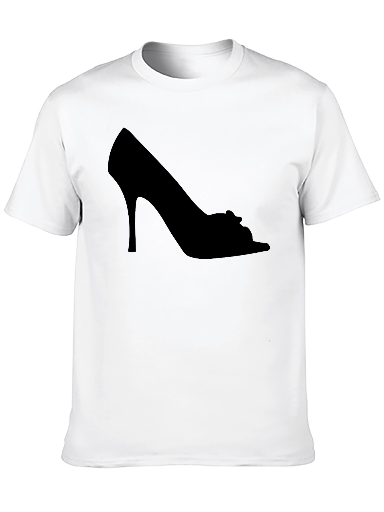 Black High Heel Silhouette T-Shirt view 10