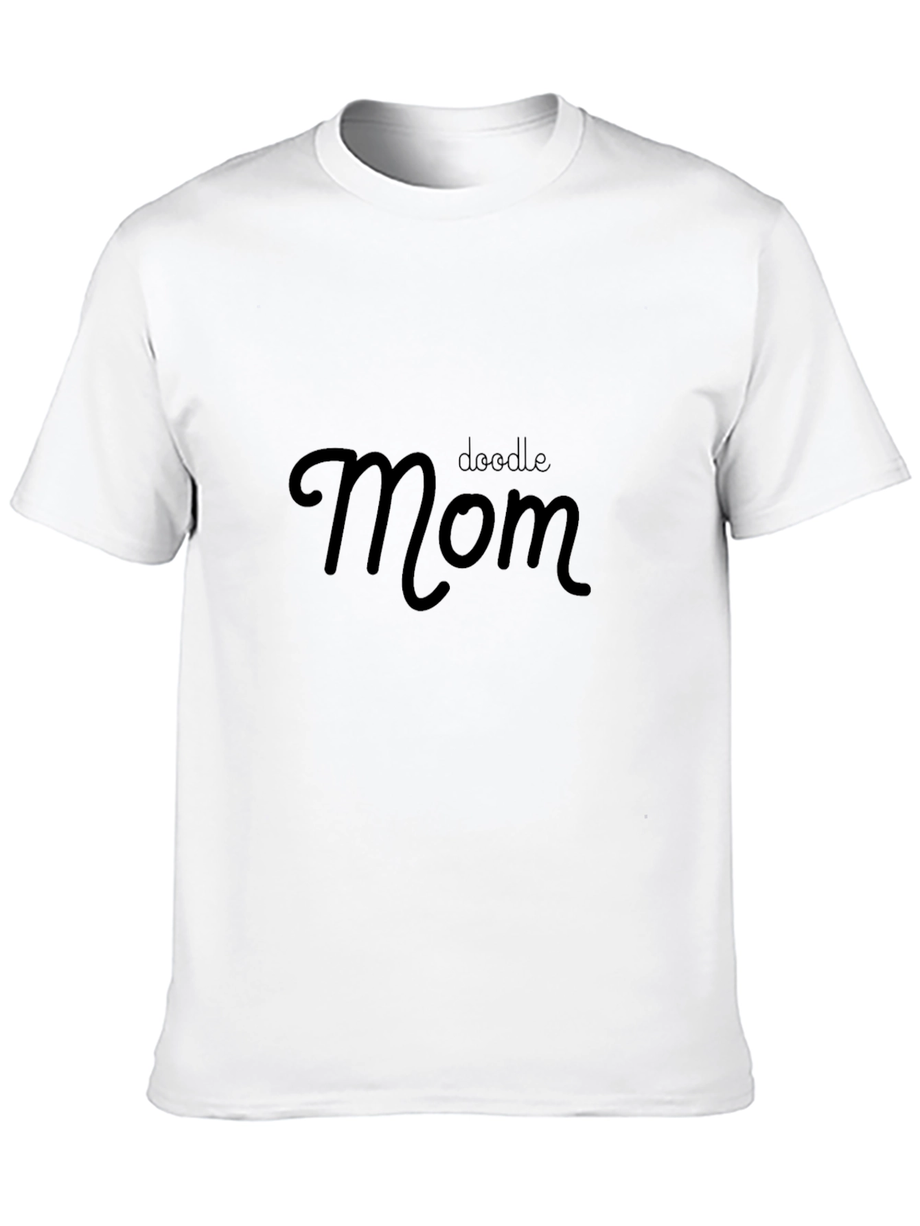 Black Doodle Mom Black T-Shirt - Stylish Casual Wear view 10
