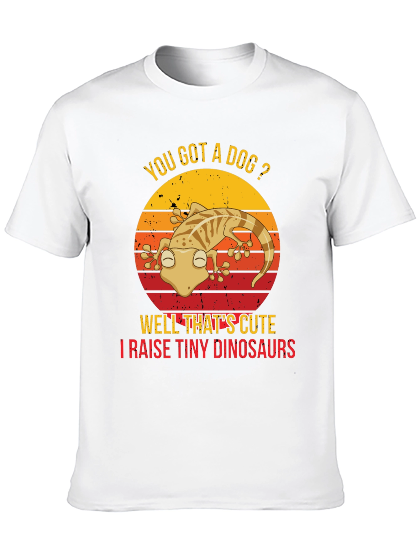 Black You Got a Dog? Gecko Lover T-Shirt view 10