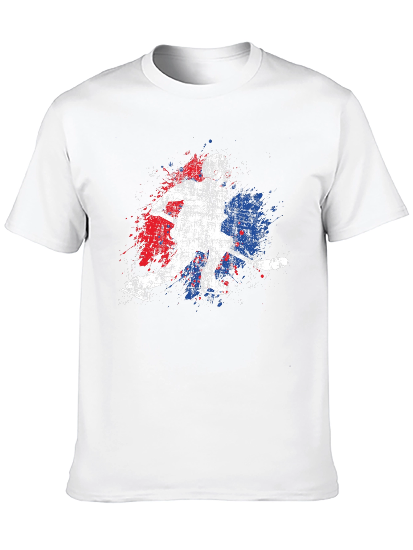 Black Hockey Player Graphic Tee - Sporty Style view 10