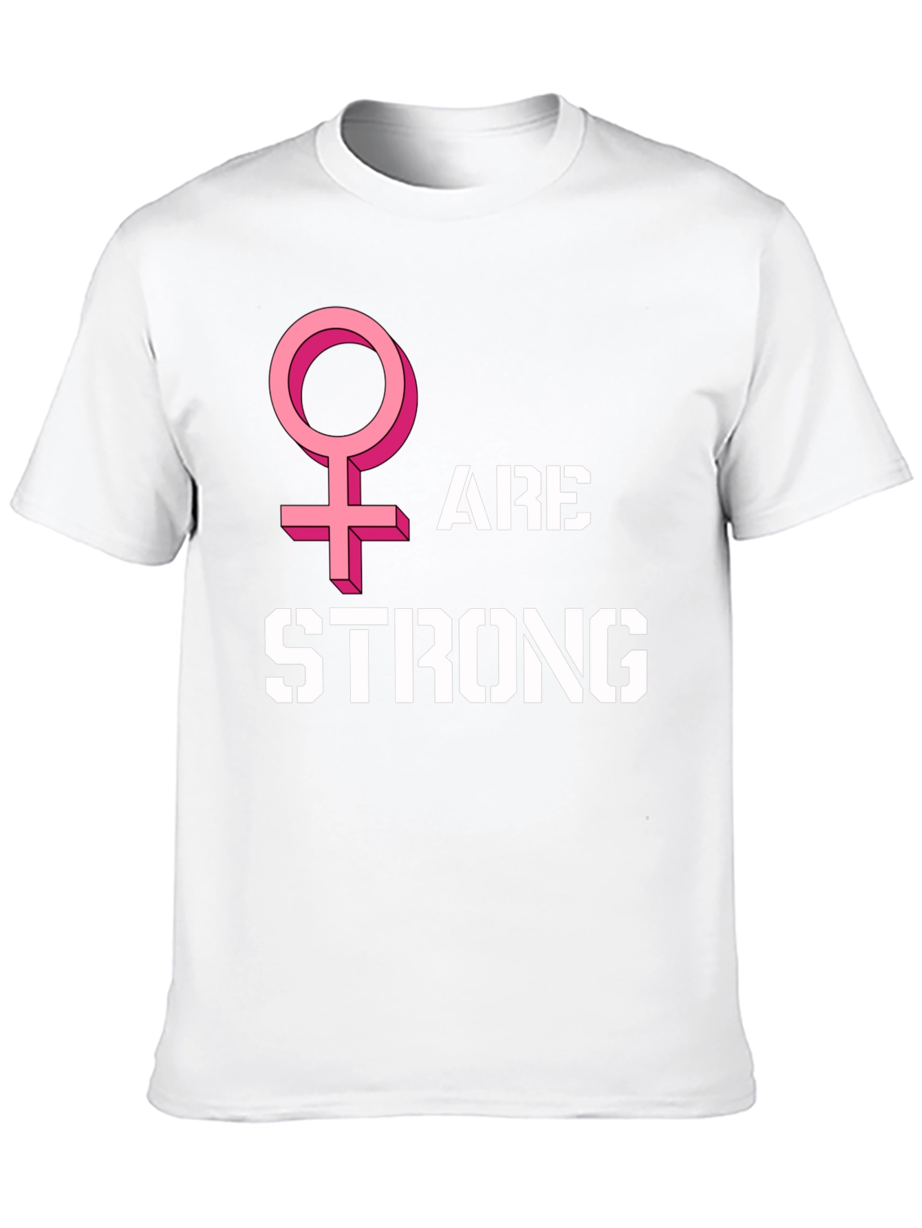 Women Are Strong Graphic Tee - Black - 10