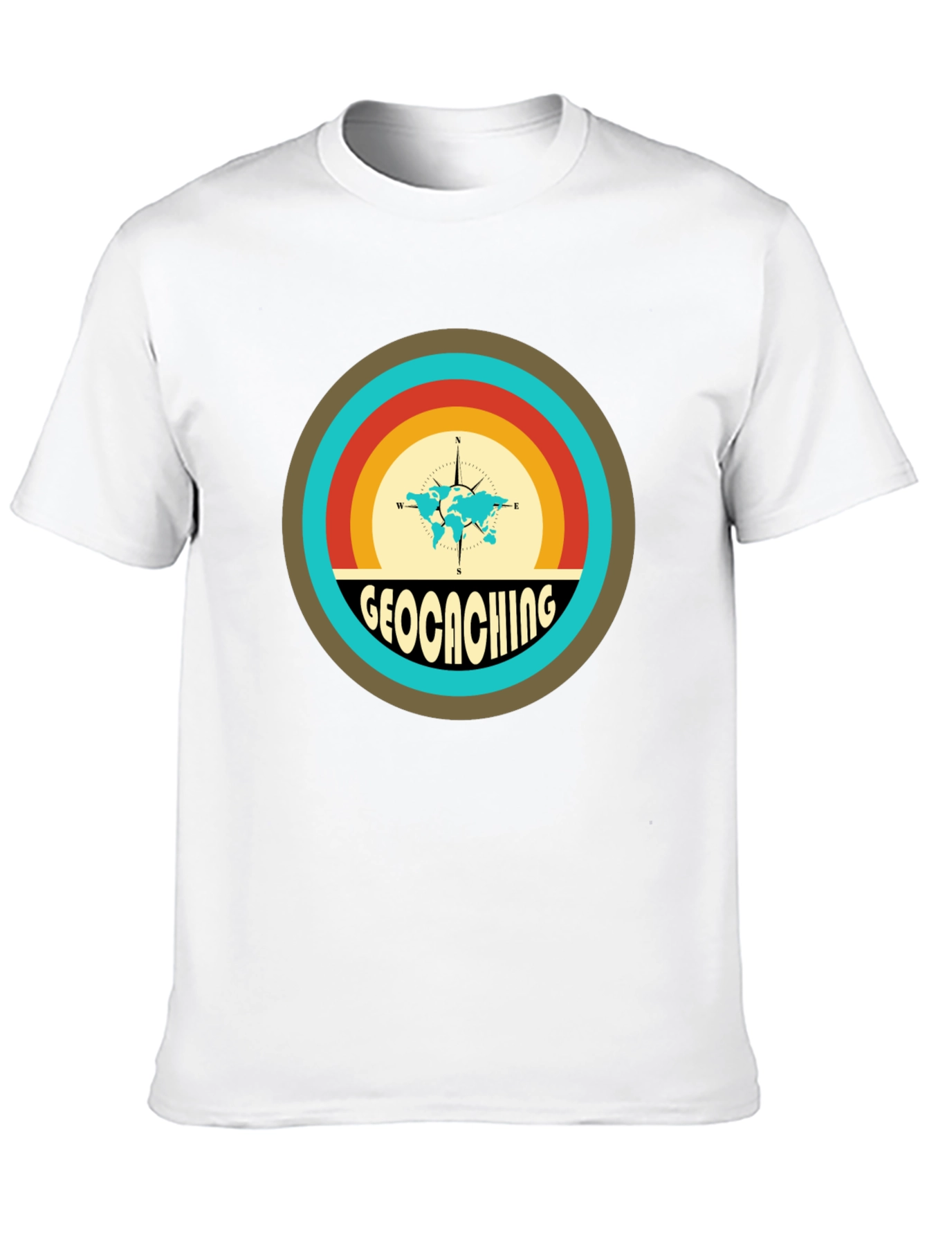 Black Geocaching Graphic Tee - Adventure Awaits! view 10