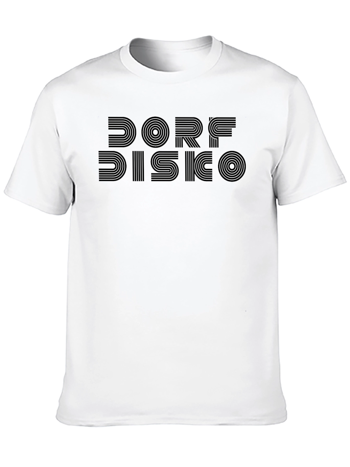 Black Dorf Disco Black Graphic Tee view 10
