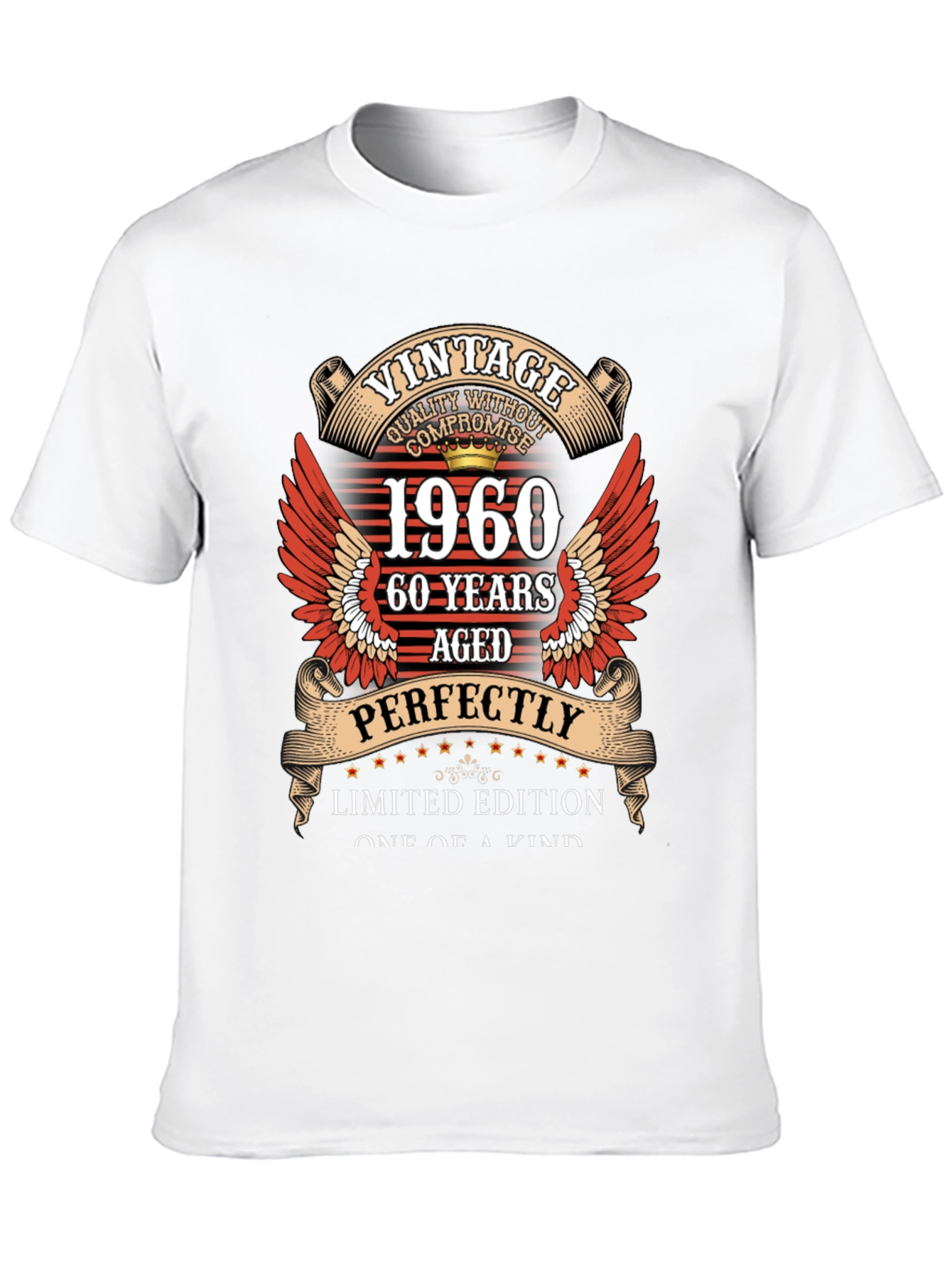 Black Vintage 1960 Limited Edition Graphic T-Shirt view 10