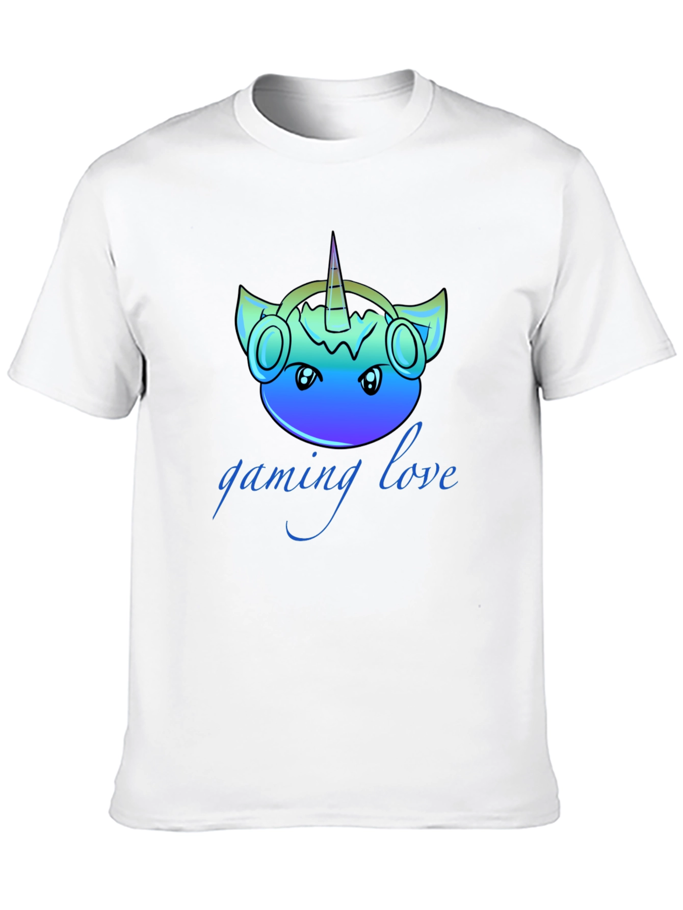 Black Gaming Love Unicorn T-Shirt view 10