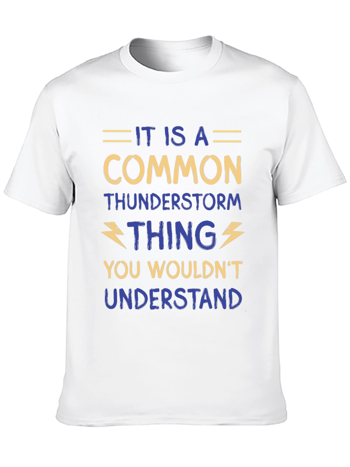 Black Common Thunderstorm Thing Men's T-Shirt view 10