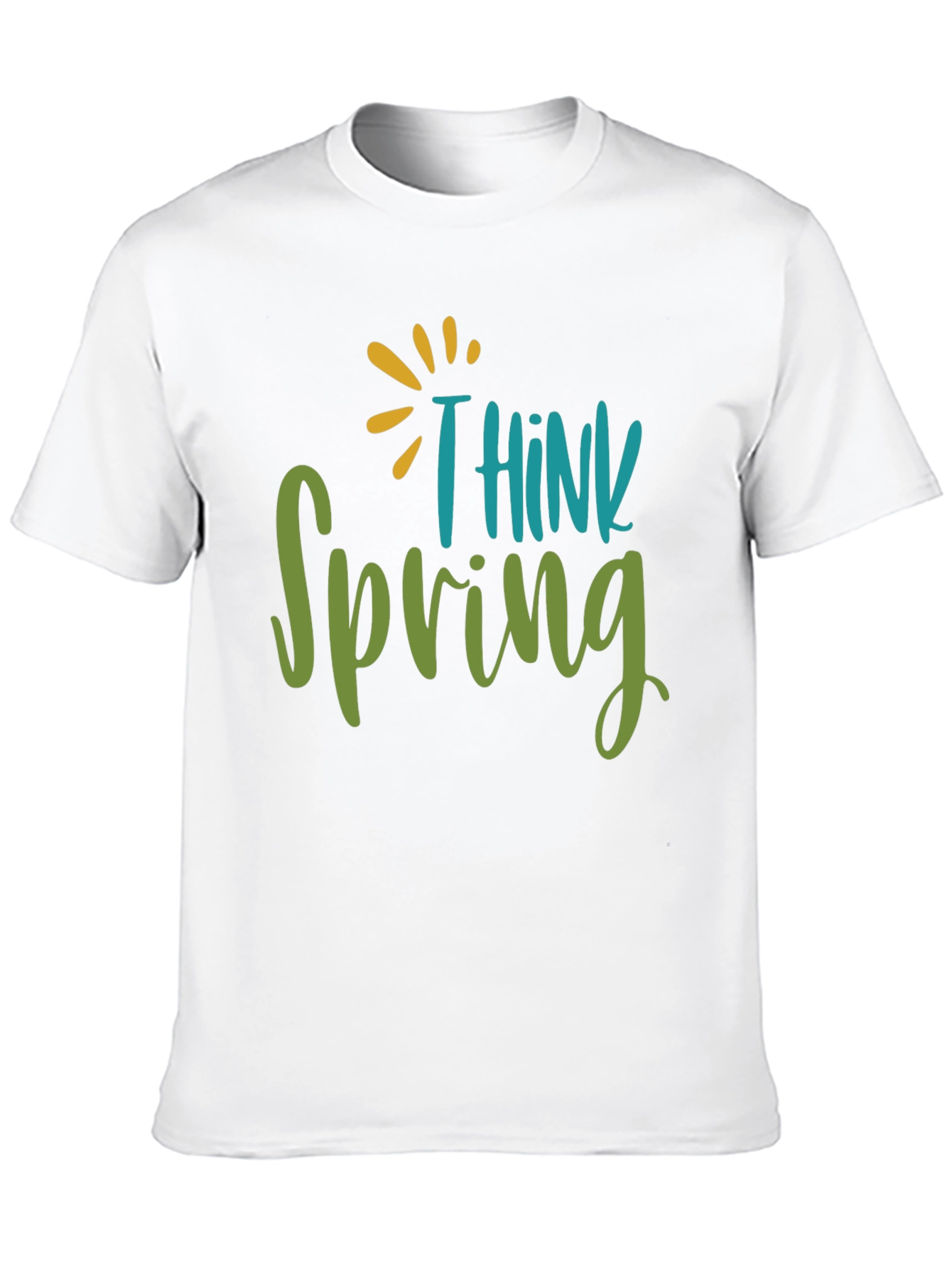 Black Think Spring Graphic Tee - Black view 10