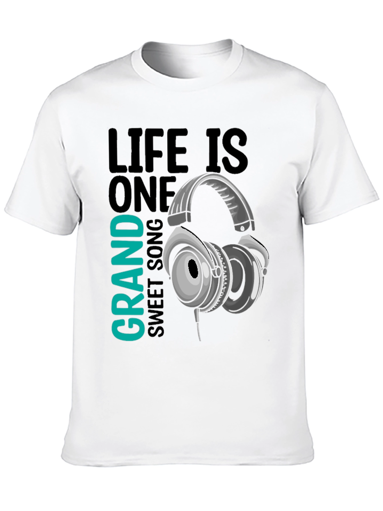 Black Life is One Grand Sweet Song Graphic Tee view 10