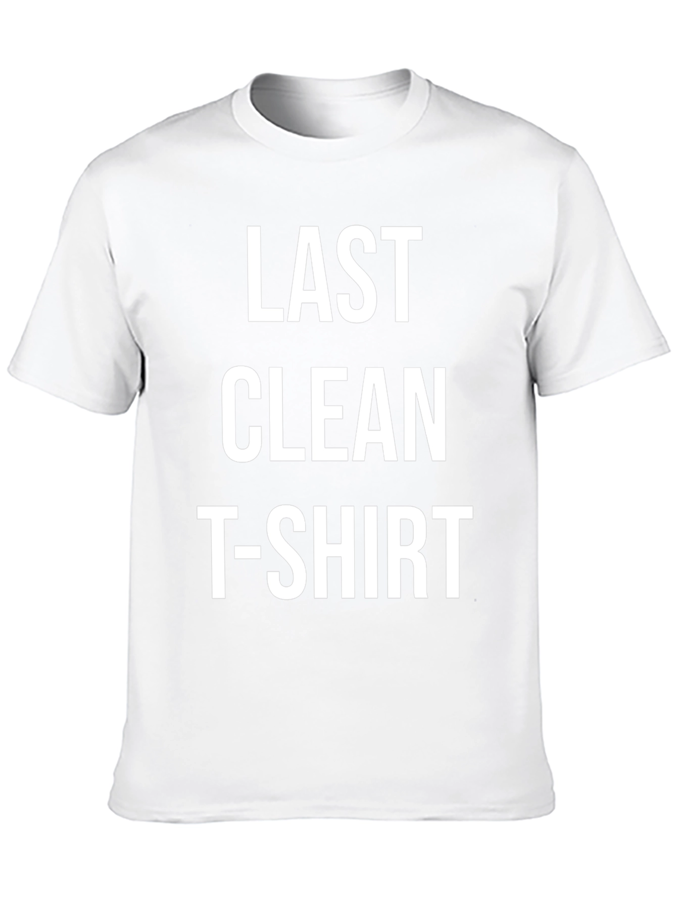 Black Last Clean T-Shirt Graphic Tee view 10