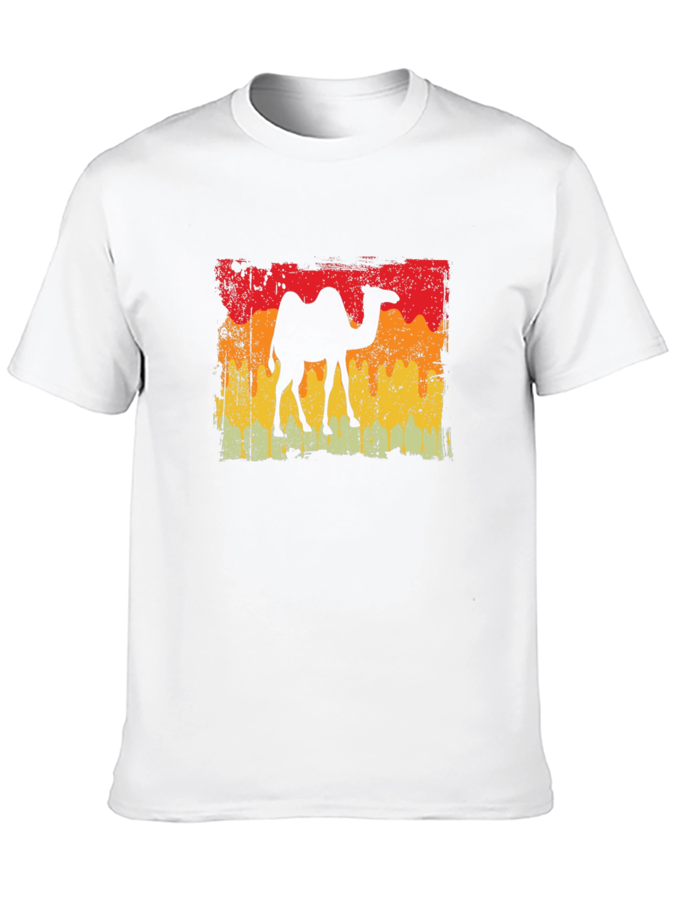 Black Retro Camel T-Shirt - Vintage Desert Vibes view 10