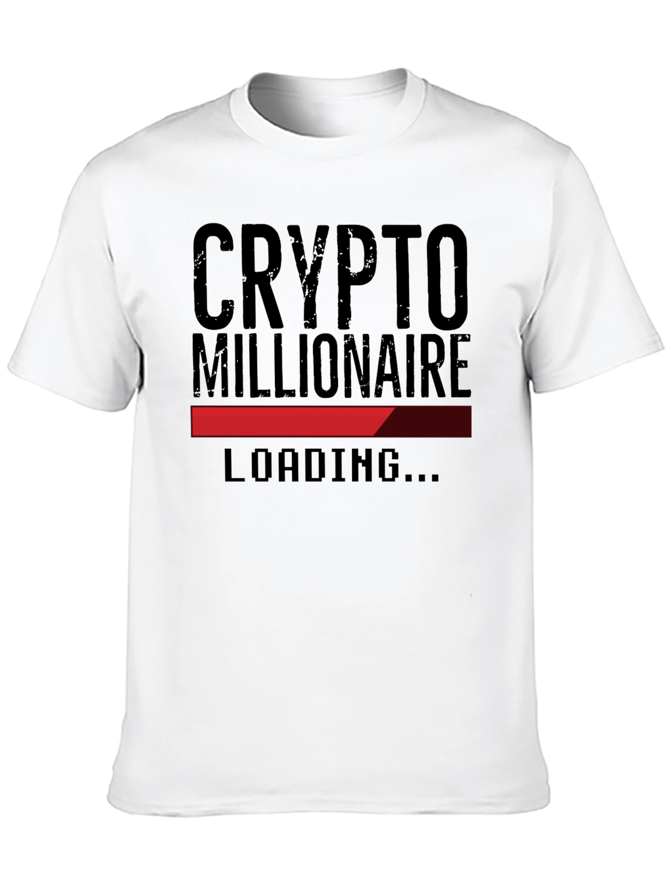 Black Crypto Millionaire Loading T-Shirt - Black view 10