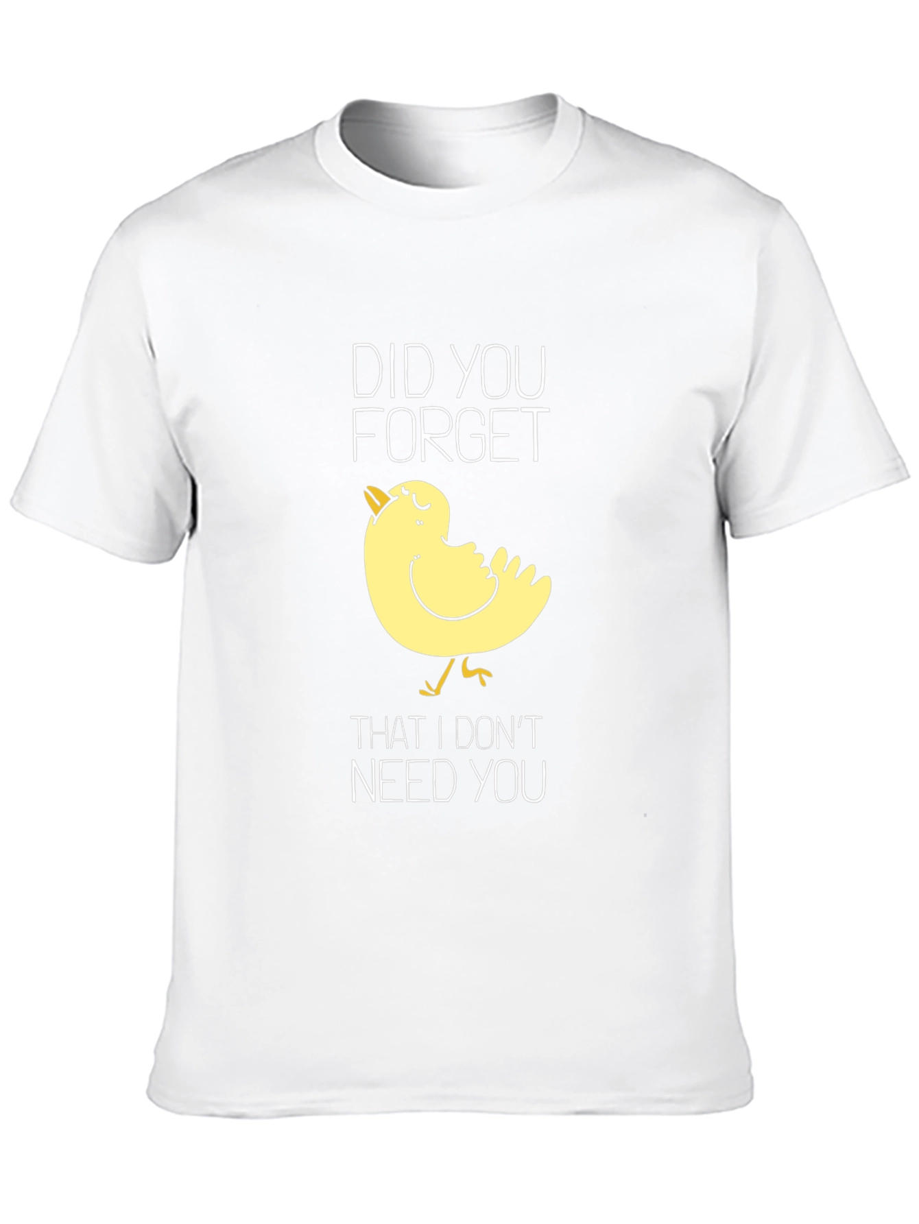 Black Funny Chick T-Shirt - Sarcastic Bird Tee view 10