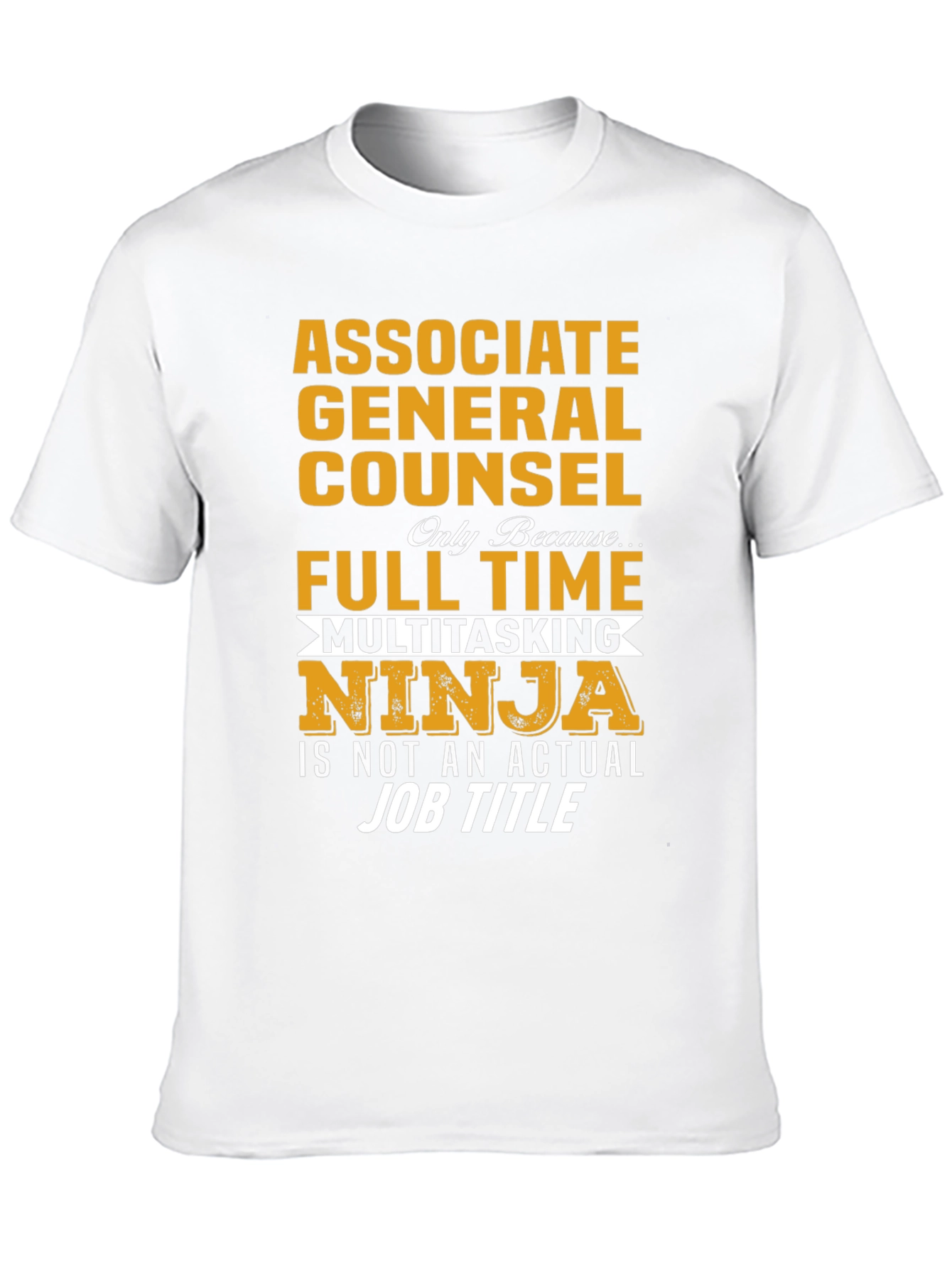 Black Associate General Counsel Multitasking Ninja T-Shirt view 10