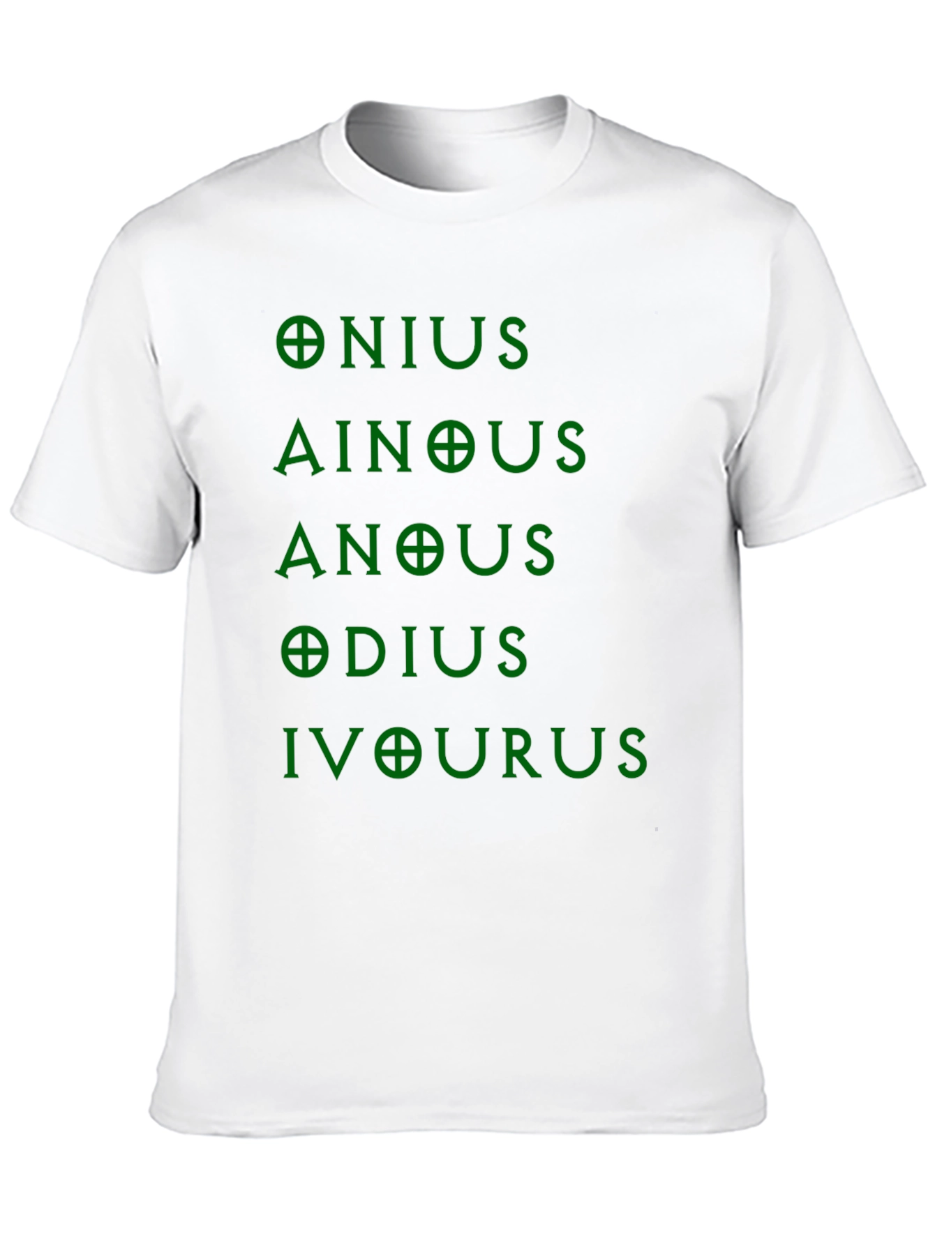 Black Onious Ainous Anous Odious Ivourus T-Shirt view 10