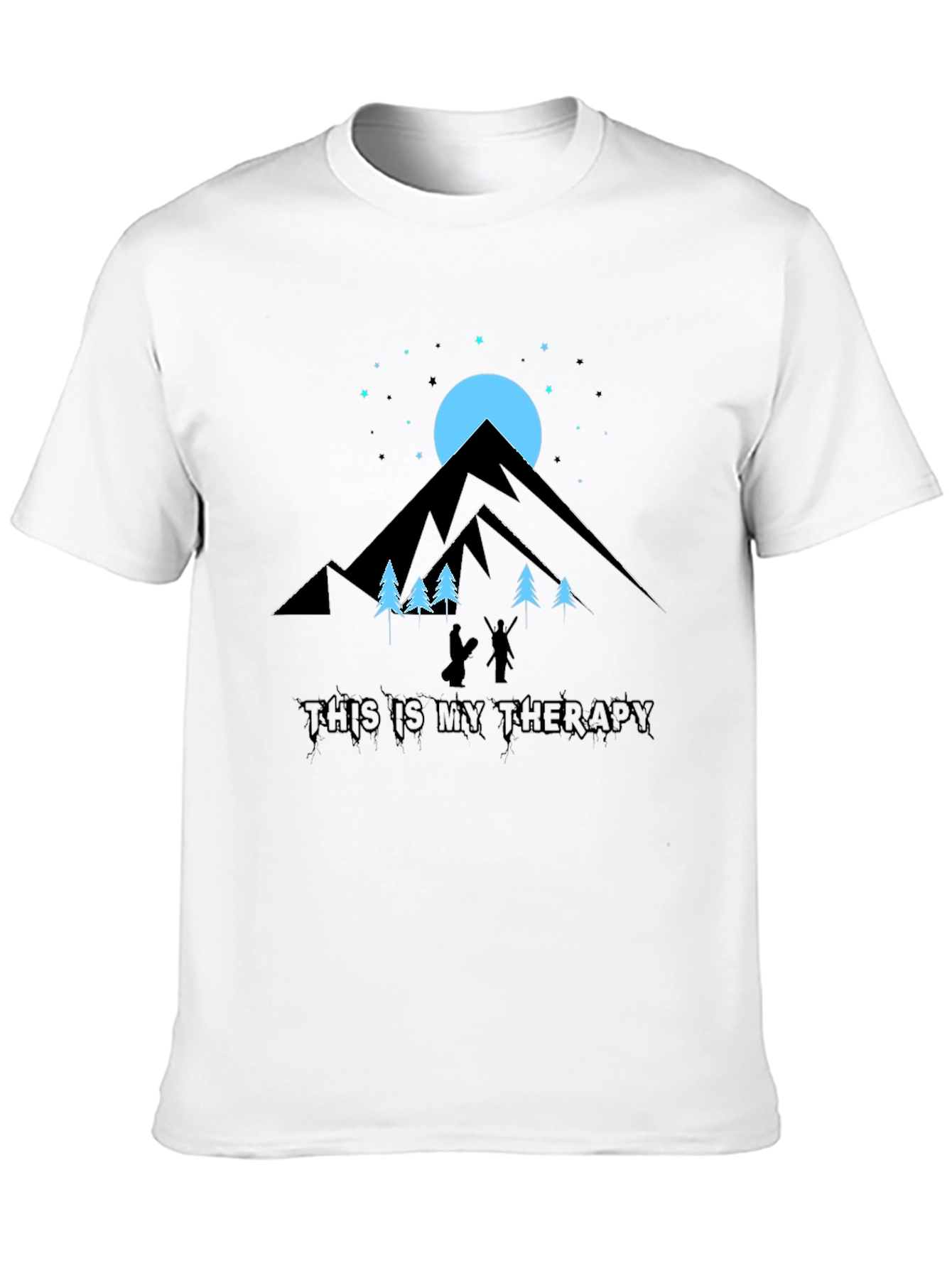 Black Mountain Therapy Black Graphic Tee view 10