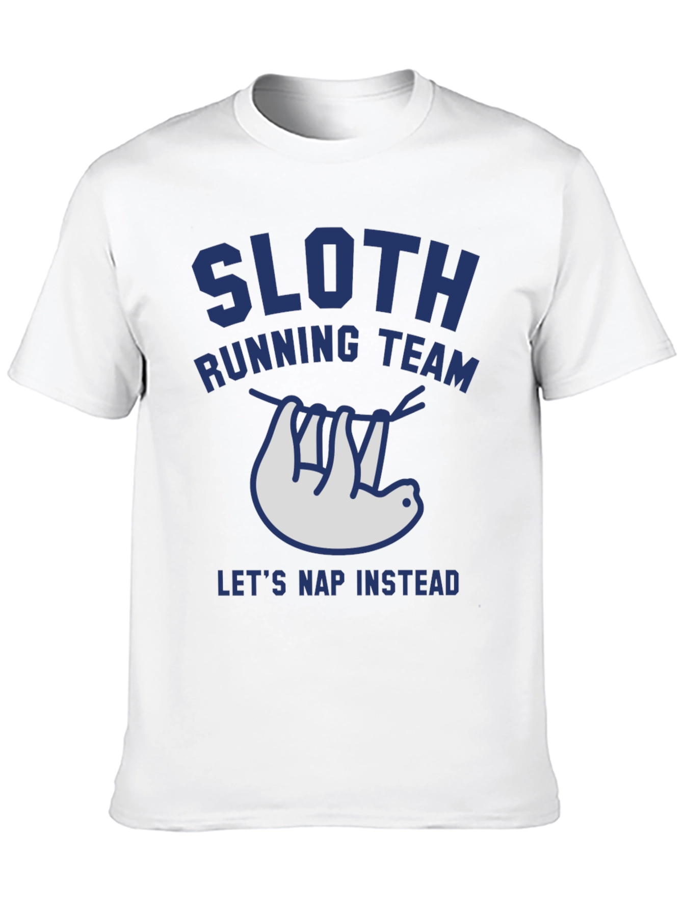 Black Sloth Running Team Tee - Let's Nap Instead view 10