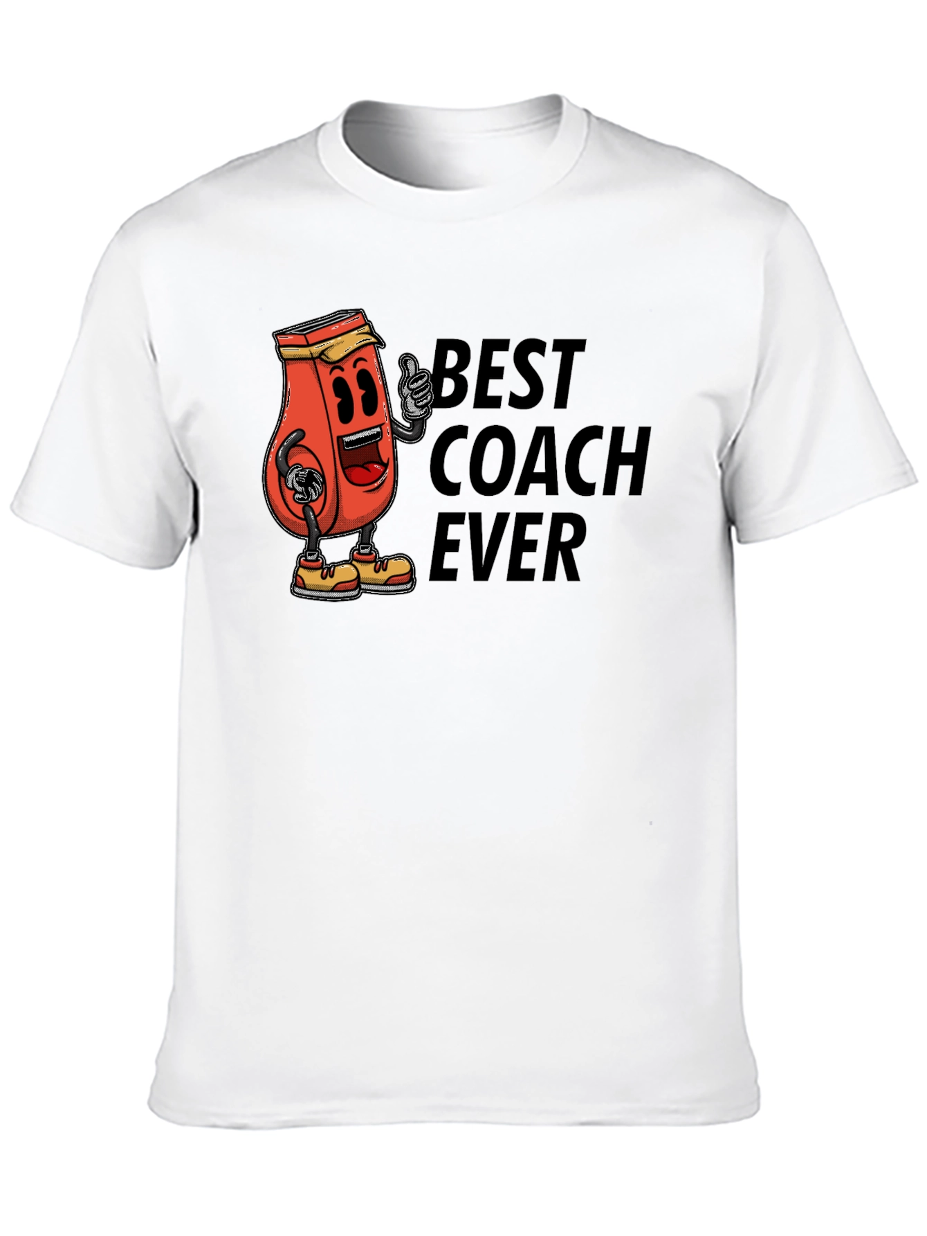 Black Best Coach Ever T-Shirt view 10