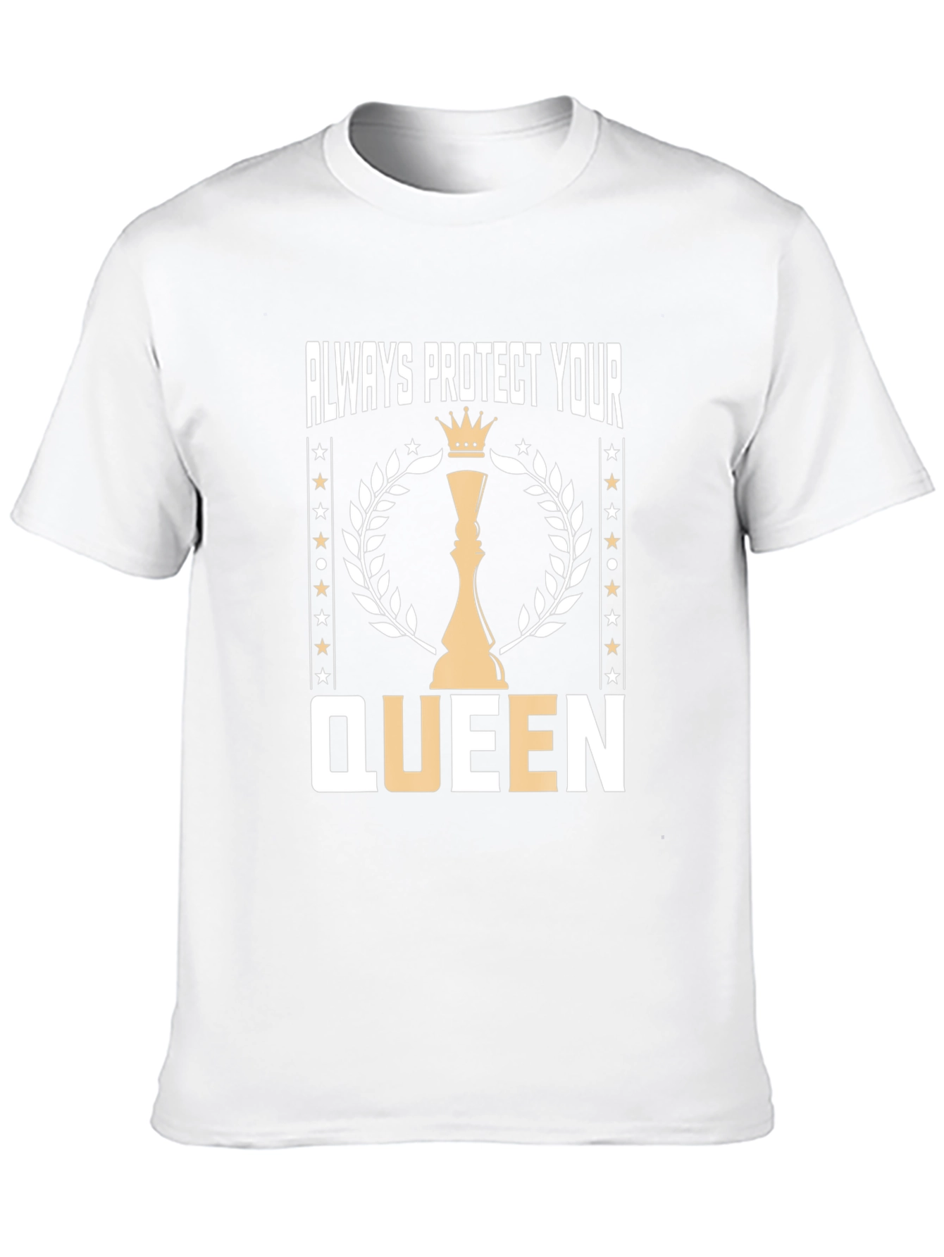 Black Protect Your Queen Chess Graphic T-Shirt view 10