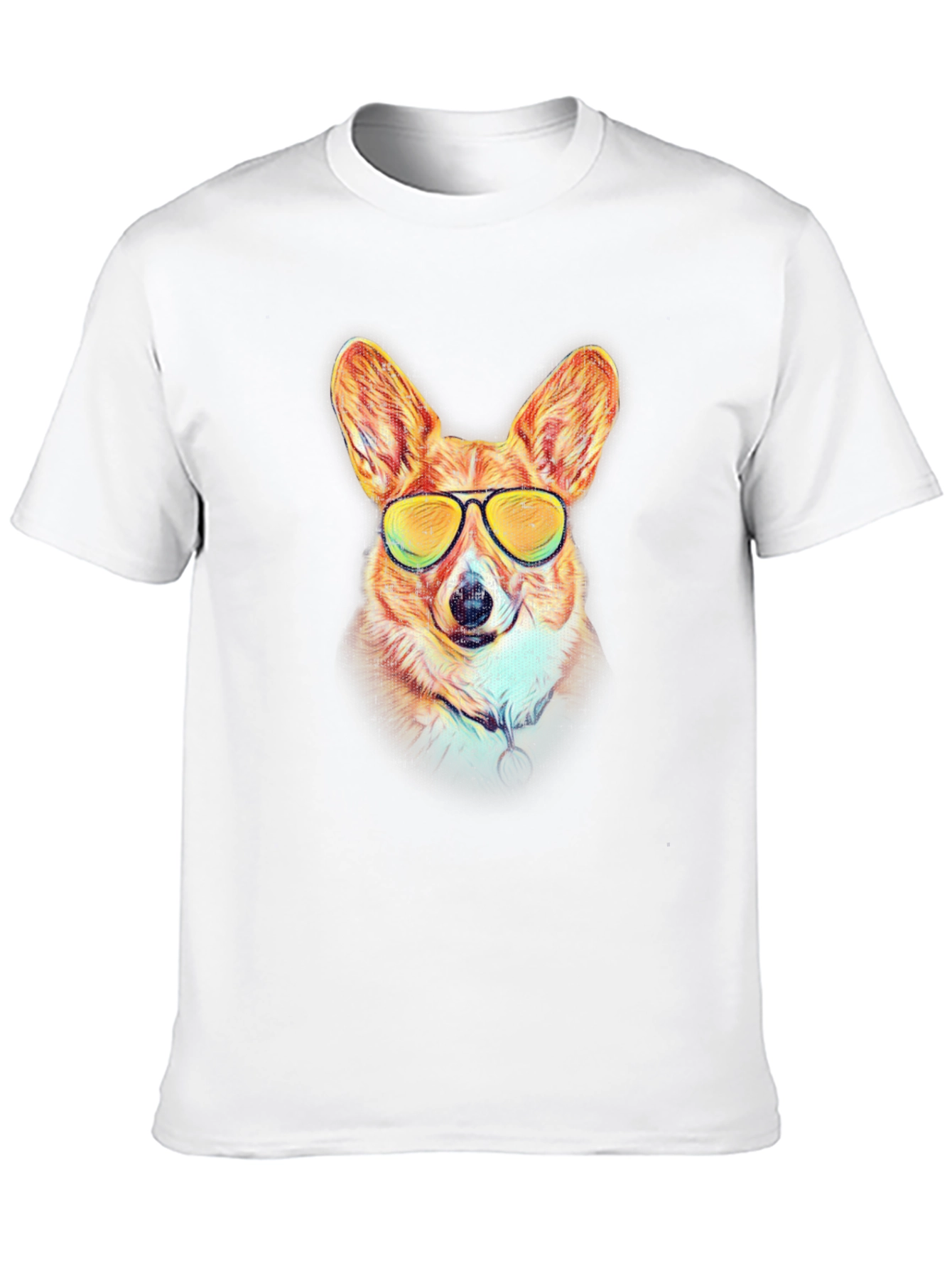 Black Cool Corgi Graphic Tee - Black view 10
