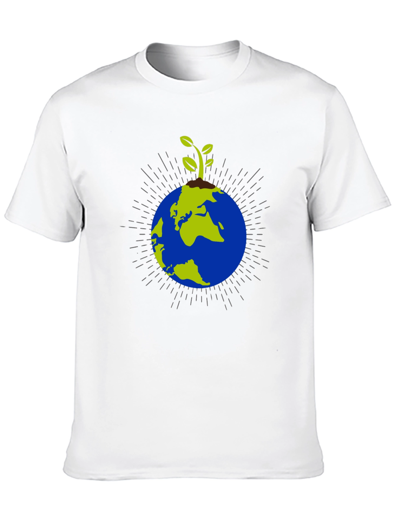 Black Earth Sprout Graphic Tee - Eco Friendly Fashion view 10