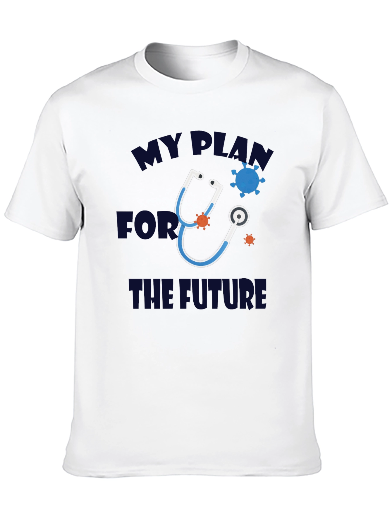 Black My Plan for the Future T-Shirt - Medical Design view 10