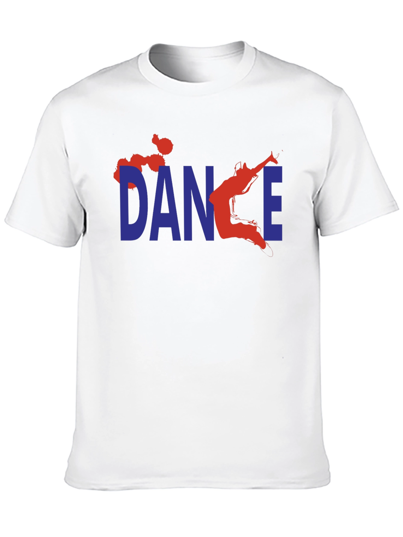 Black Dance Graphic T-Shirt - Black Cotton Tee view 10