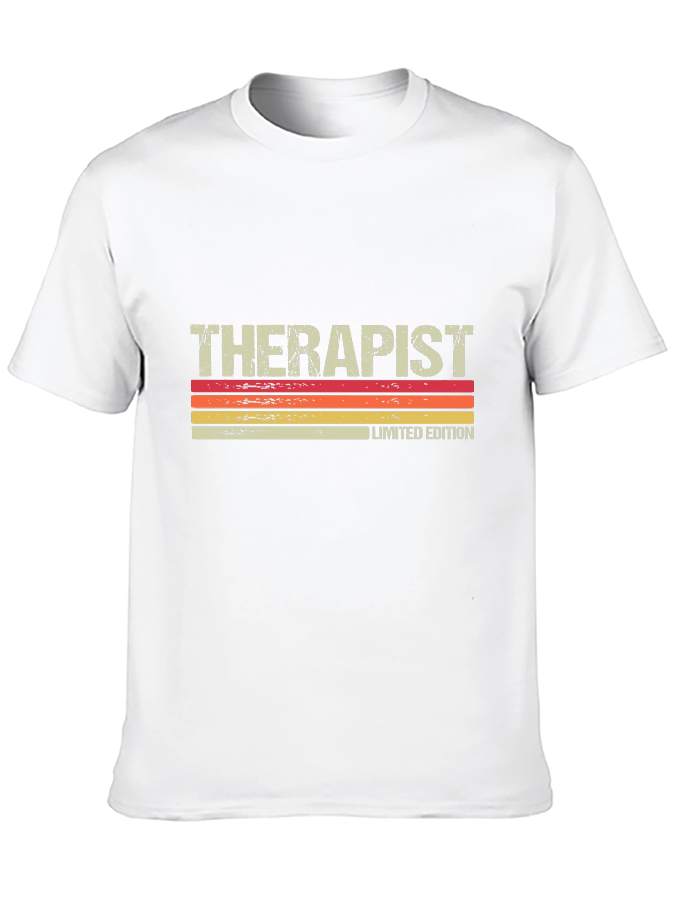 Black Therapist Limited Edition Retro T-Shirt view 10