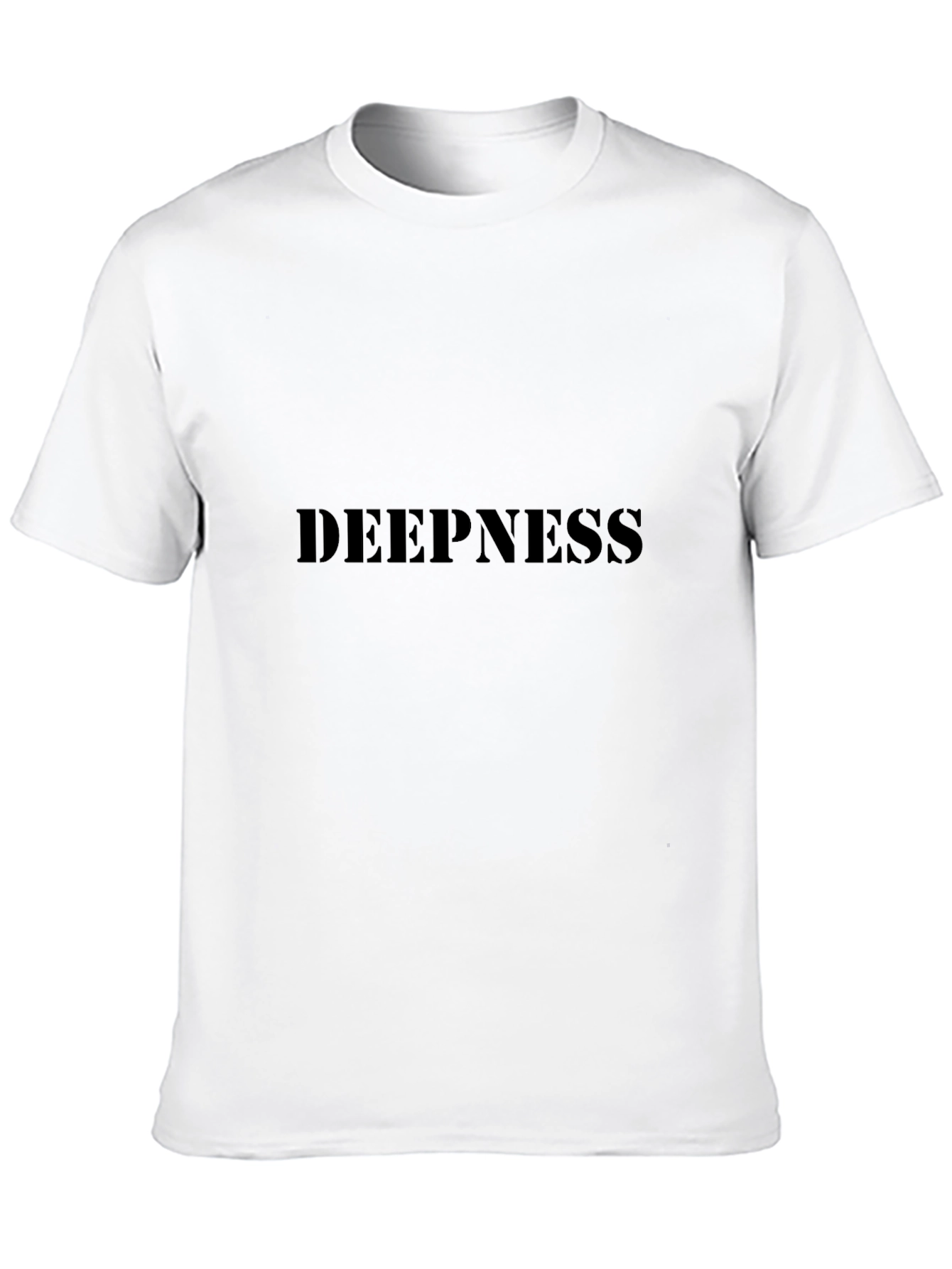 Black Deepness Black Crew Neck T-Shirt view 10