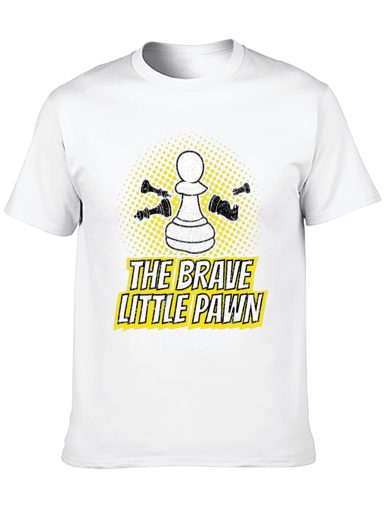 Black The Brave Little Pawn Graphic T-Shirt view 10