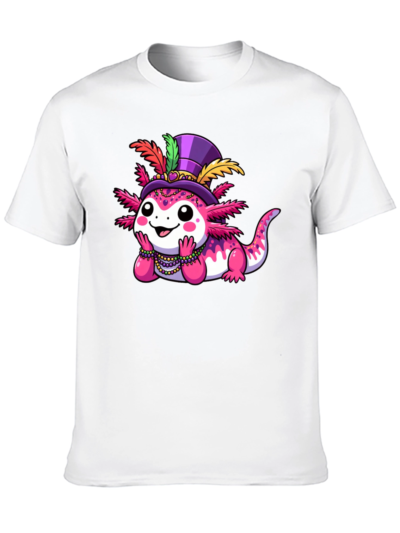 Axolotl Mardi Gras T-Shirt - 10