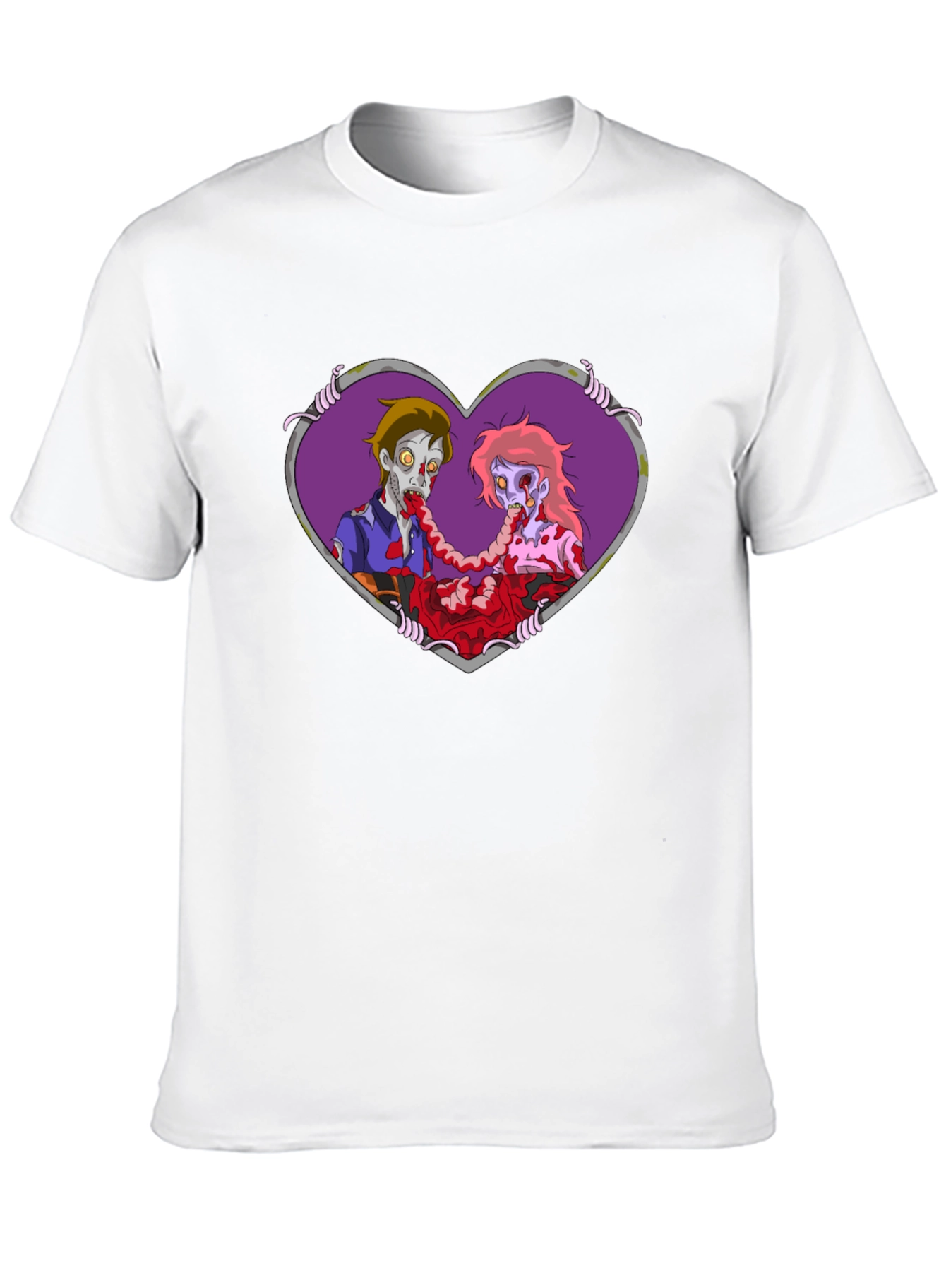 Black Zombie Love T-Shirt - Black Tee view 10