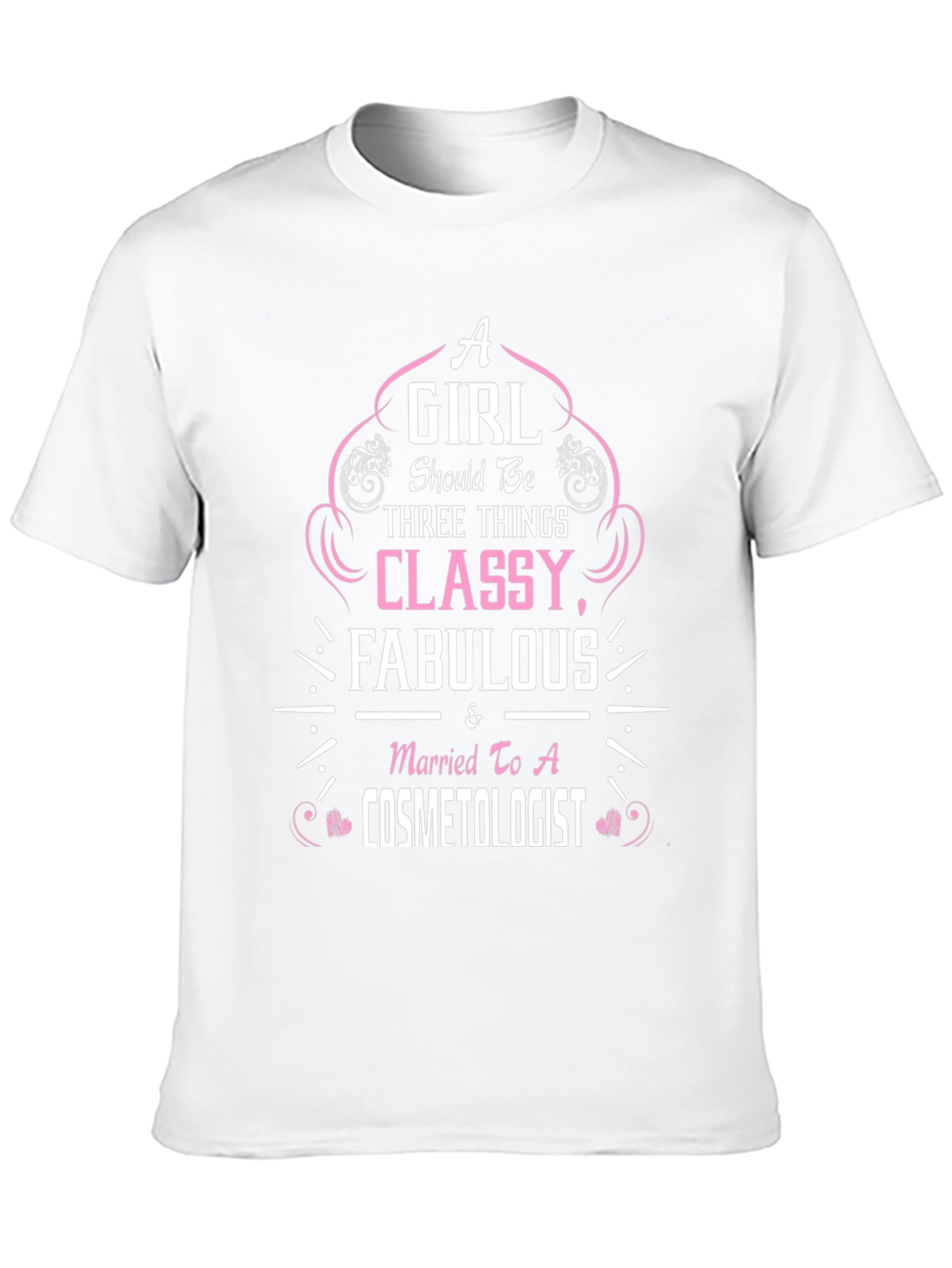 Black Classy & Fabulous Cosmetologist T-Shirt view 10
