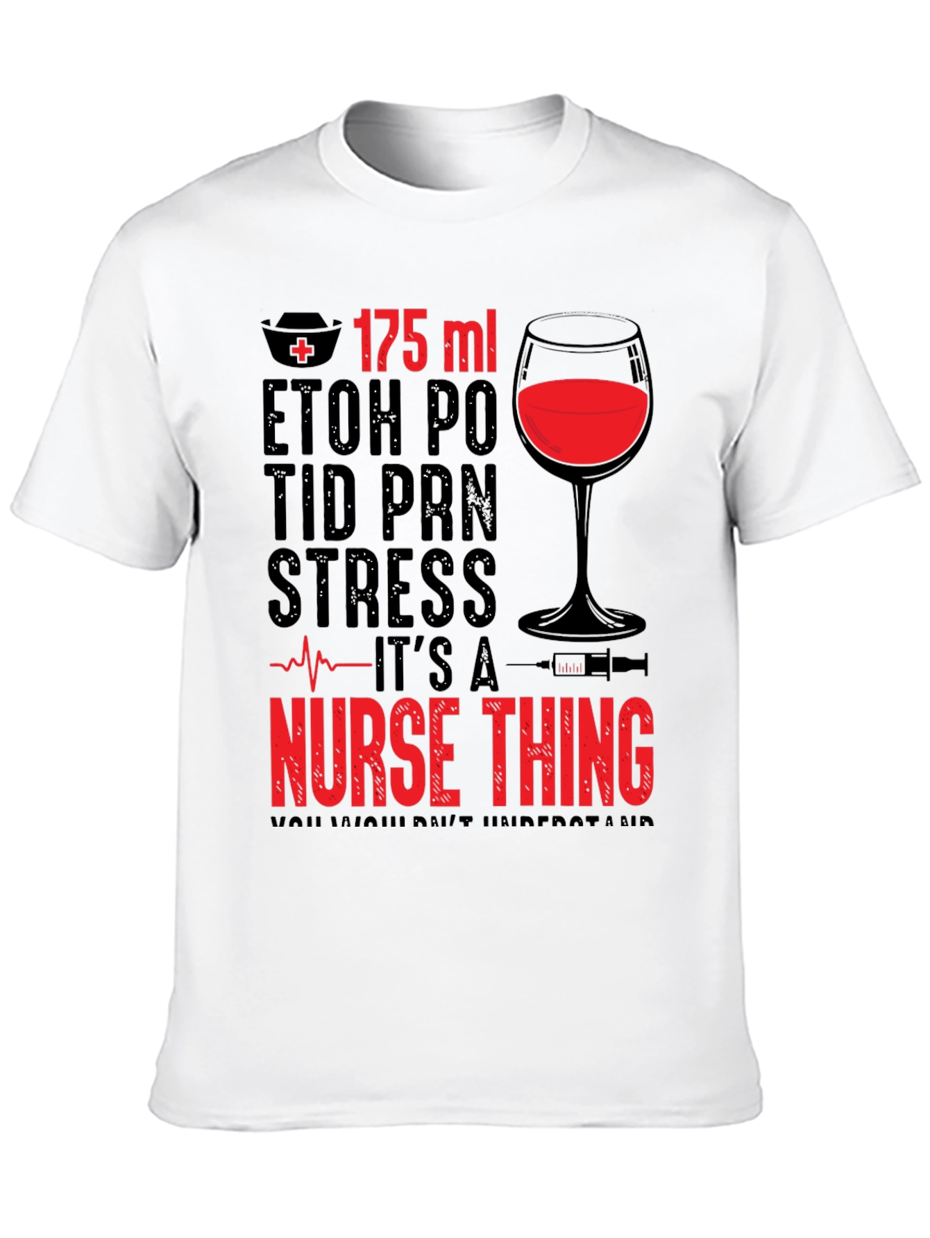 Black Nurse Thing Graphic Tee view 10