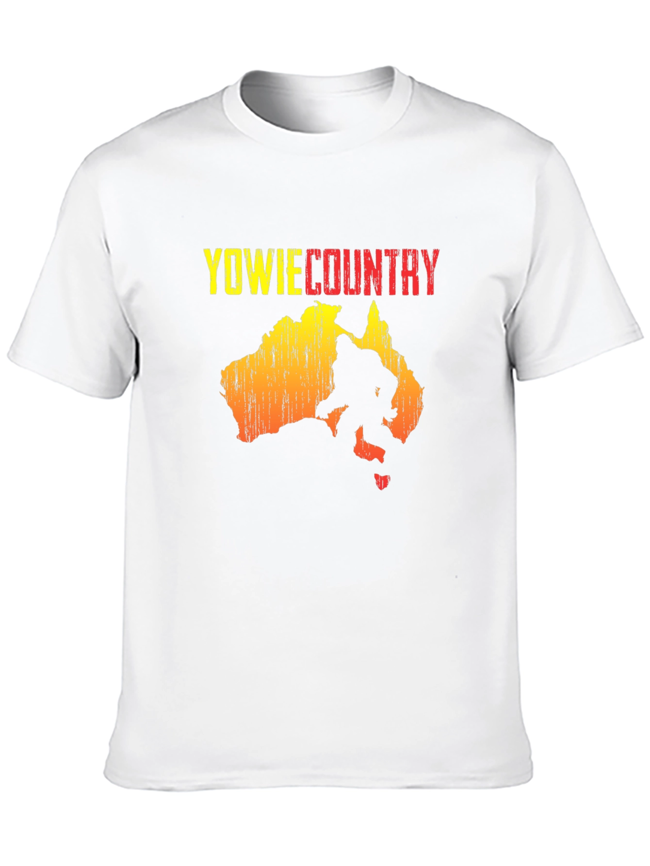 Black Yowie Country T-Shirt - Australia Bigfoot view 10