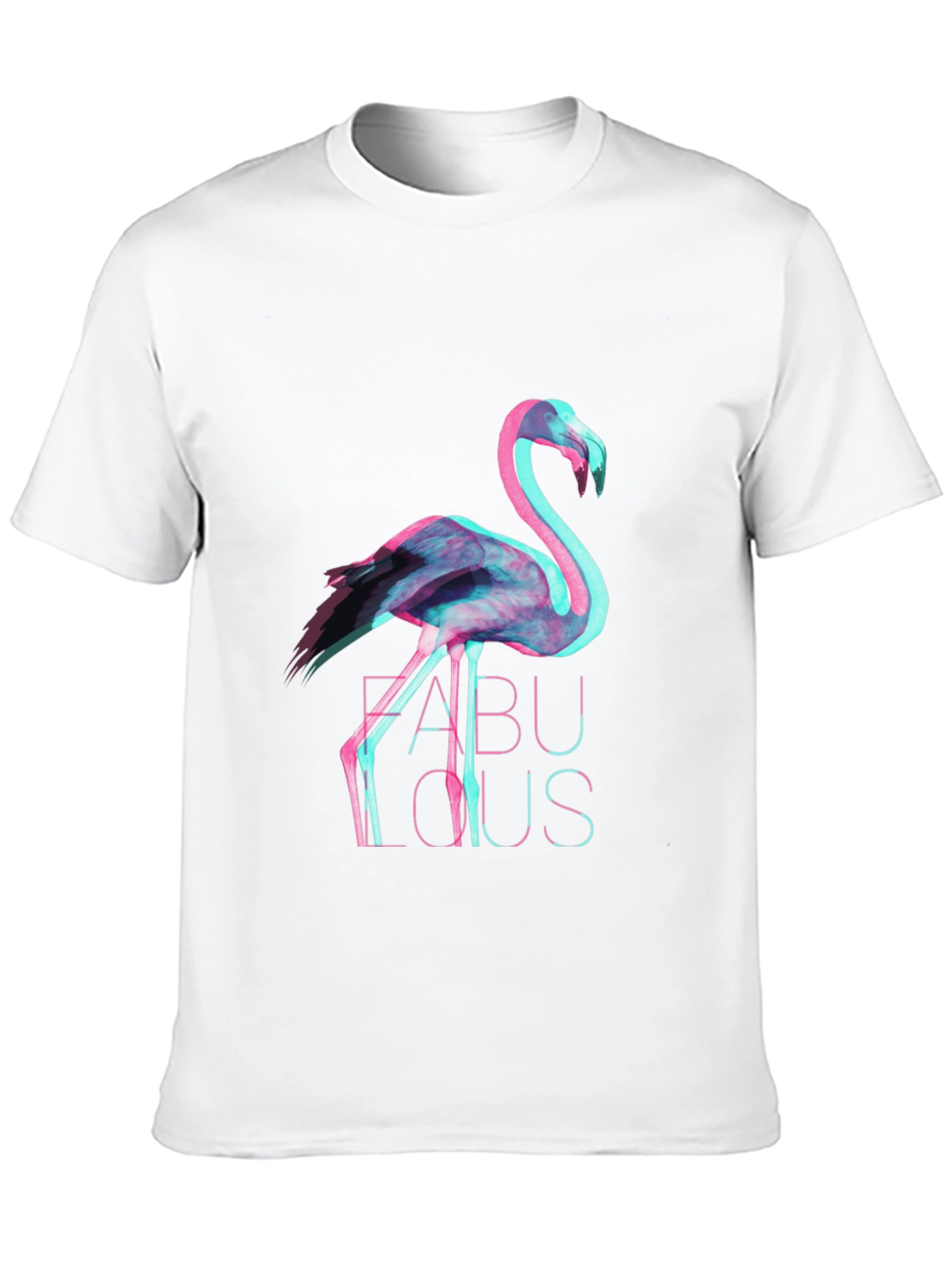 Black Men's Black Flamingo Fabulous Graphic Tee view 10