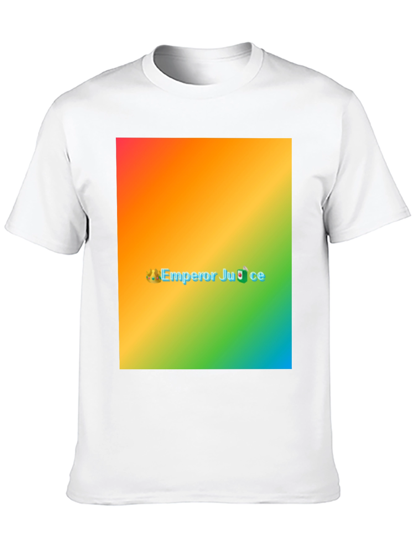 Black Emperor Juice Rainbow T-Shirt - Novelty Graphic Tee view 10