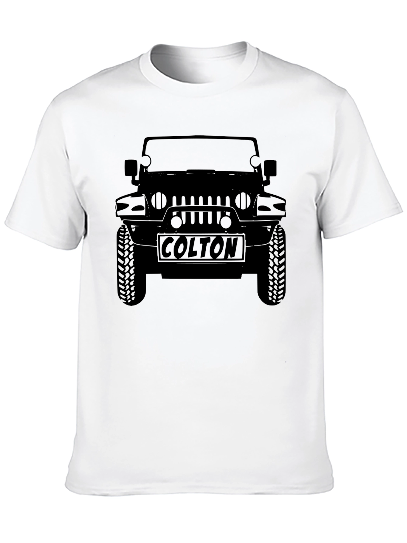 Black Colton Jeep Black Graphic T-Shirt view 10