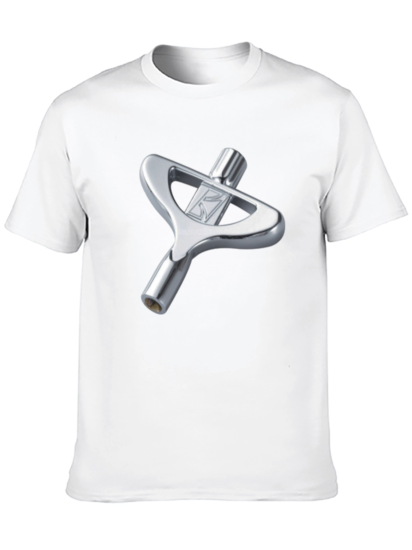 Black Drum Key Graphic Tee - Music Lover T-Shirt view 10