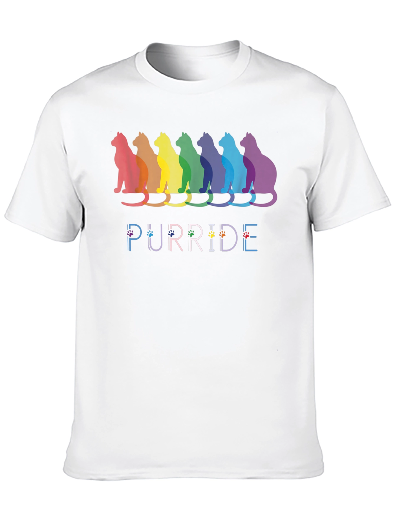 Black Purride Cat Pride T-Shirt view 10