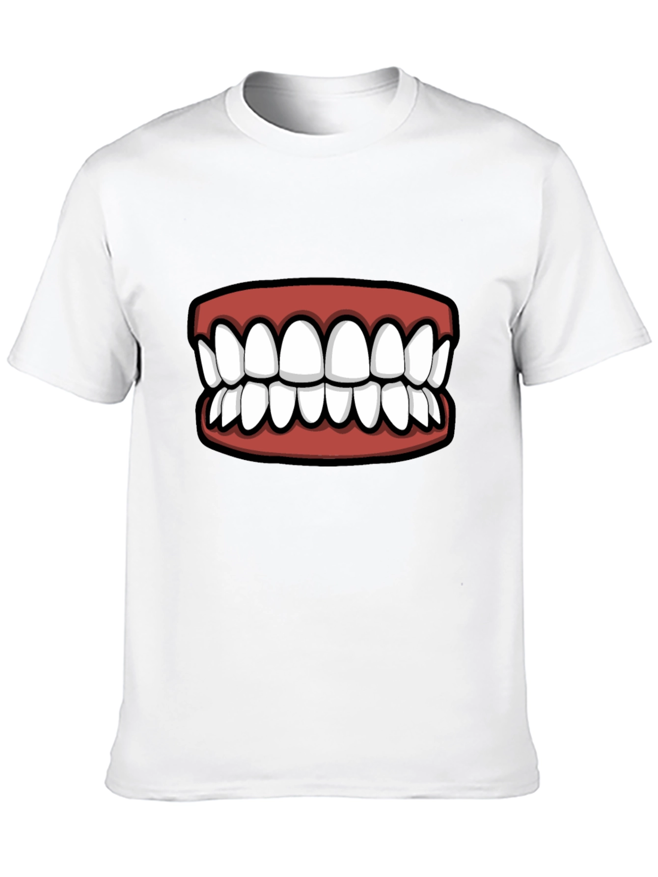 Black Funny Teeth Graphic T-Shirt - Statement Tee view 10