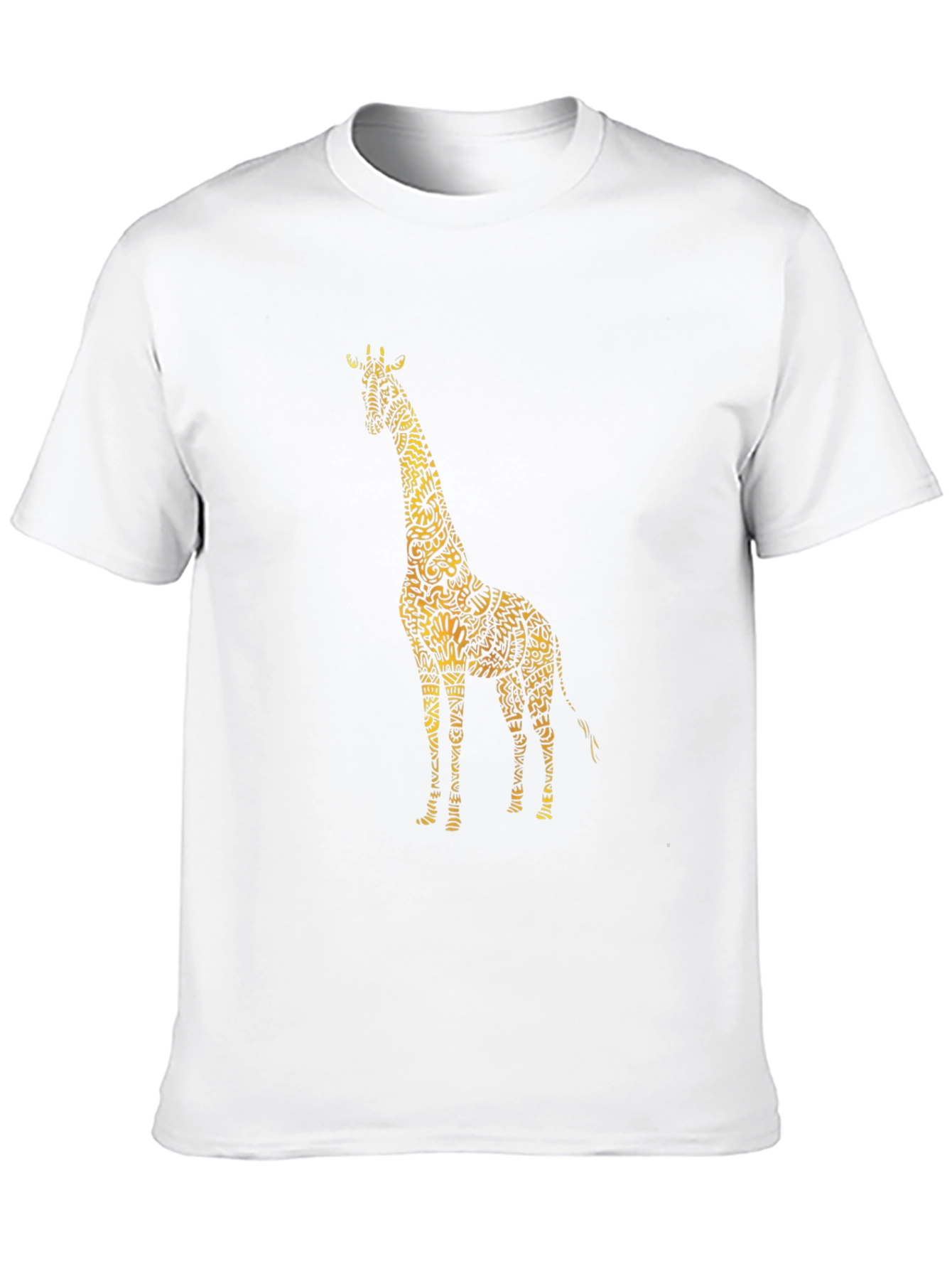 Black Giraffe Graphic T-Shirt - Stylish Animal Print Tee view 10