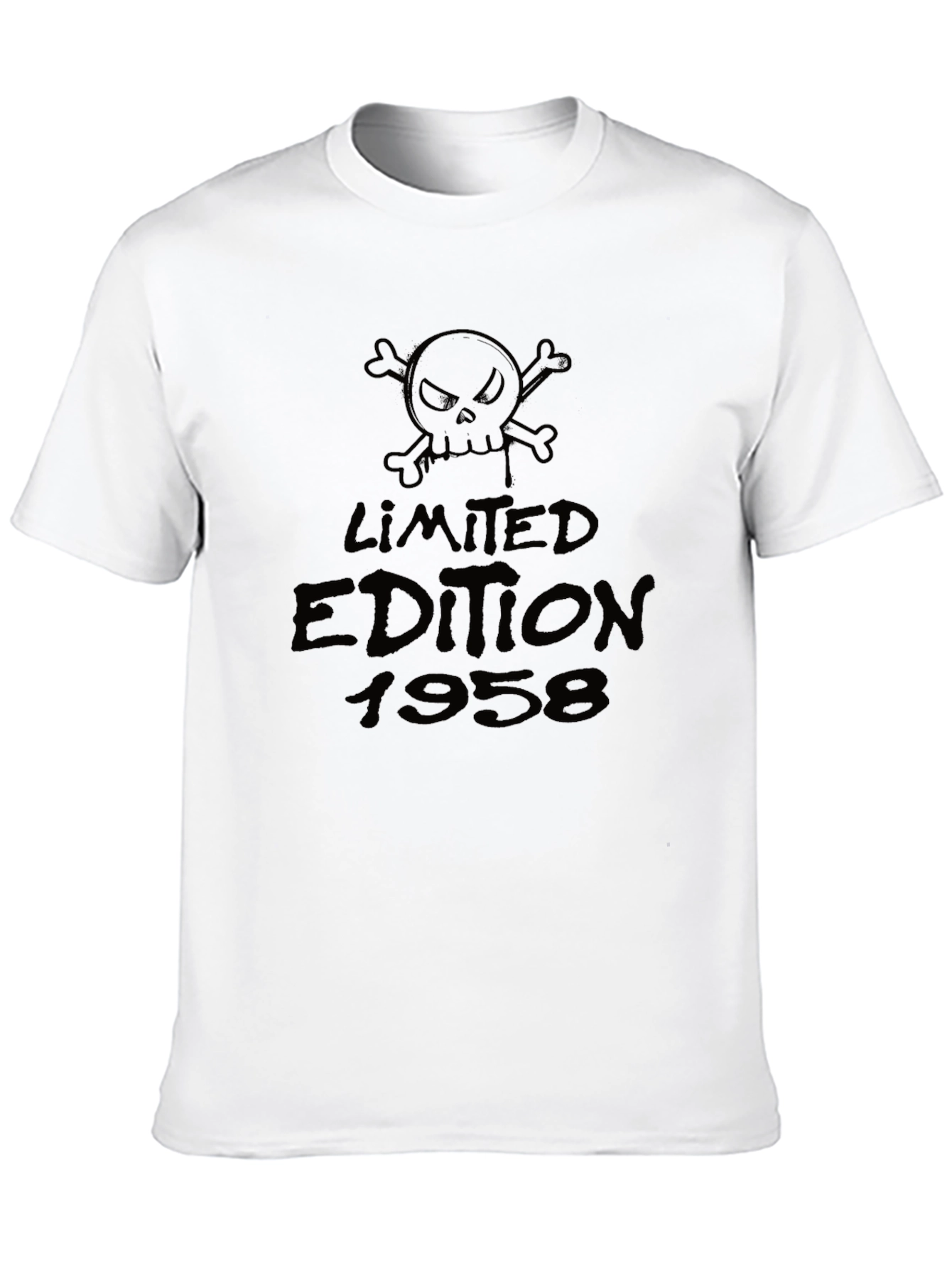 Black Limited Edition 1958 Skull Graphic Black Tee view 10