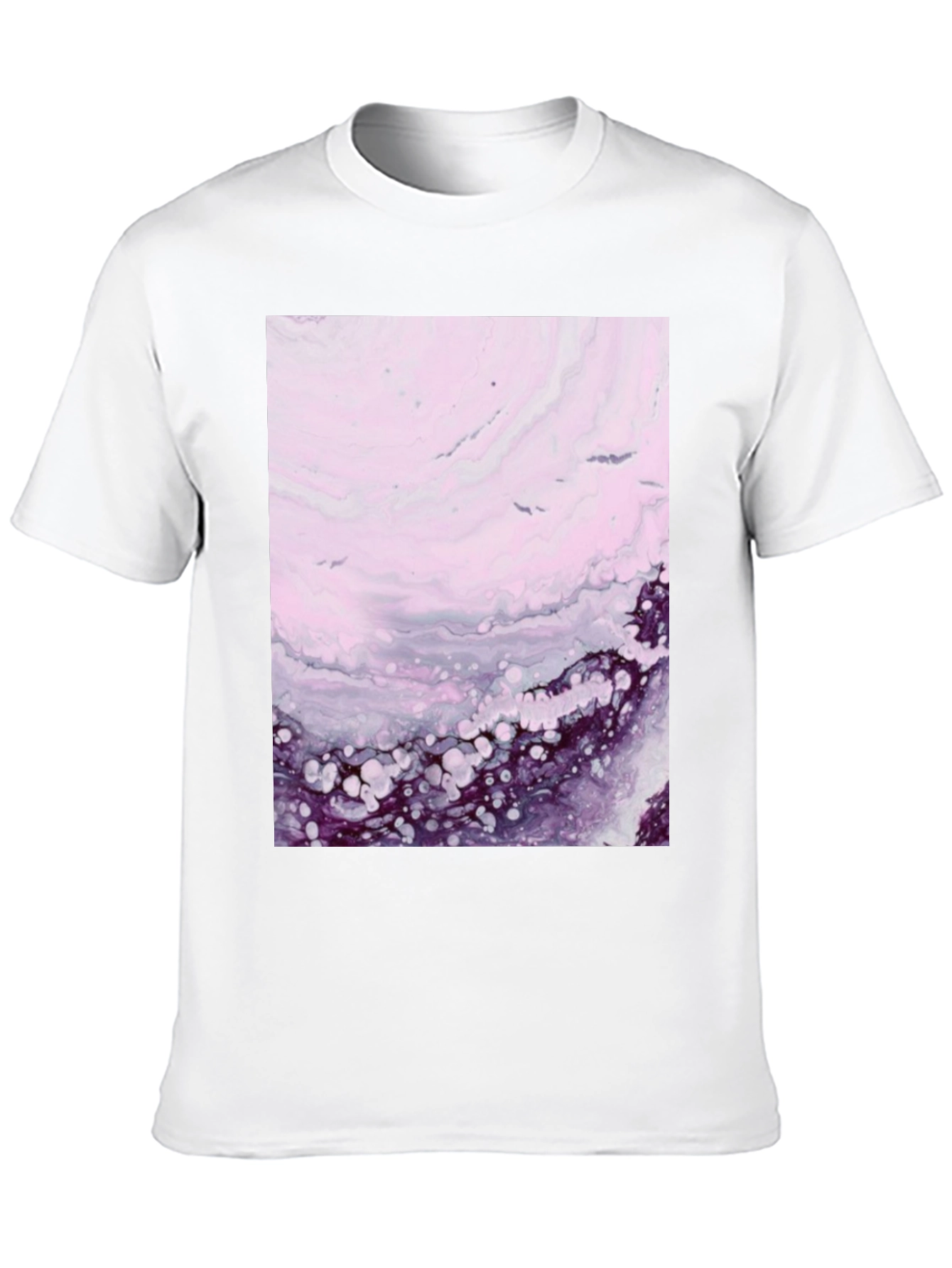 Black Abstract Art Black T-Shirt view 10