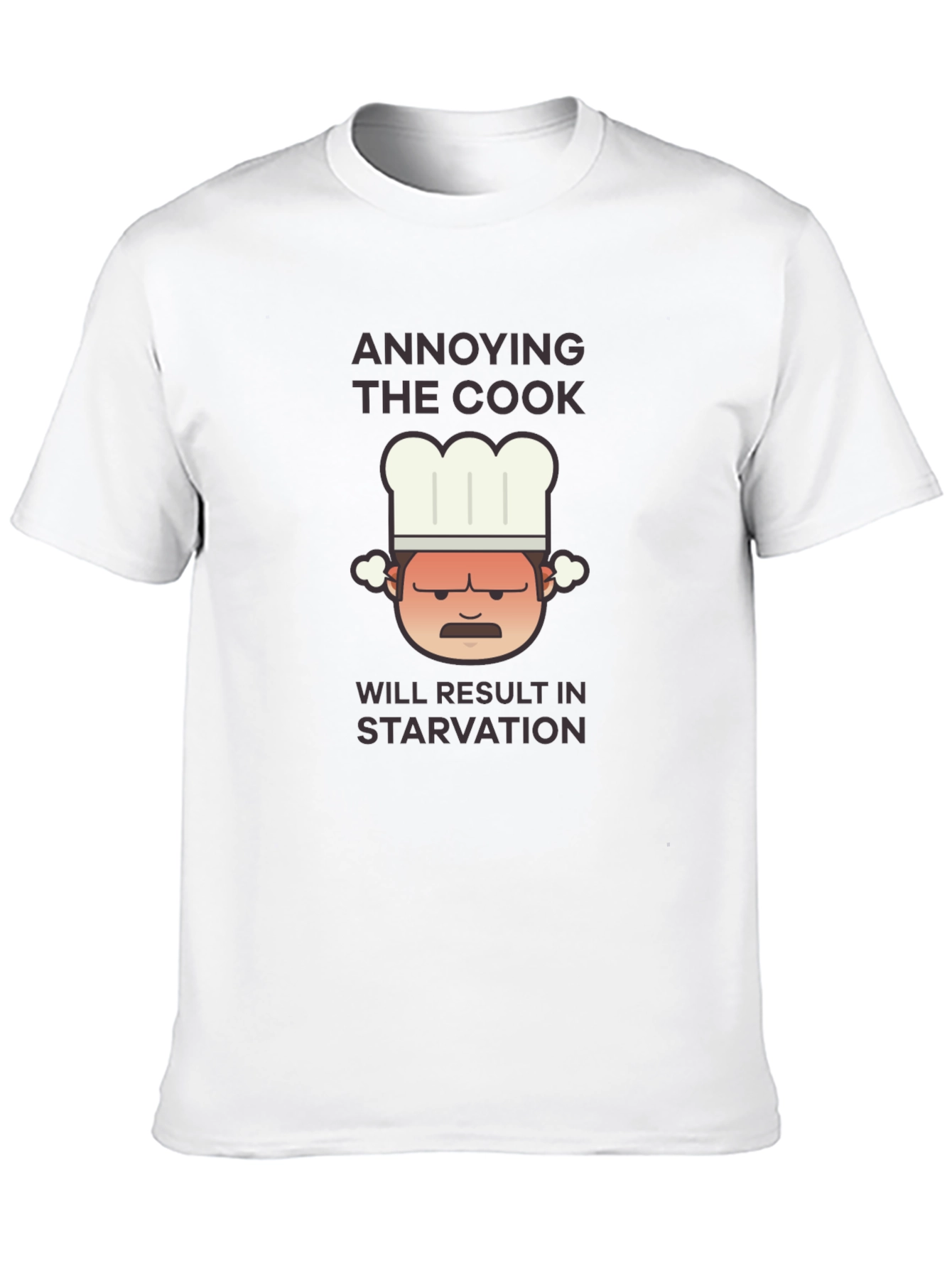 Black Annoying The Cook Funny T-Shirt view 10