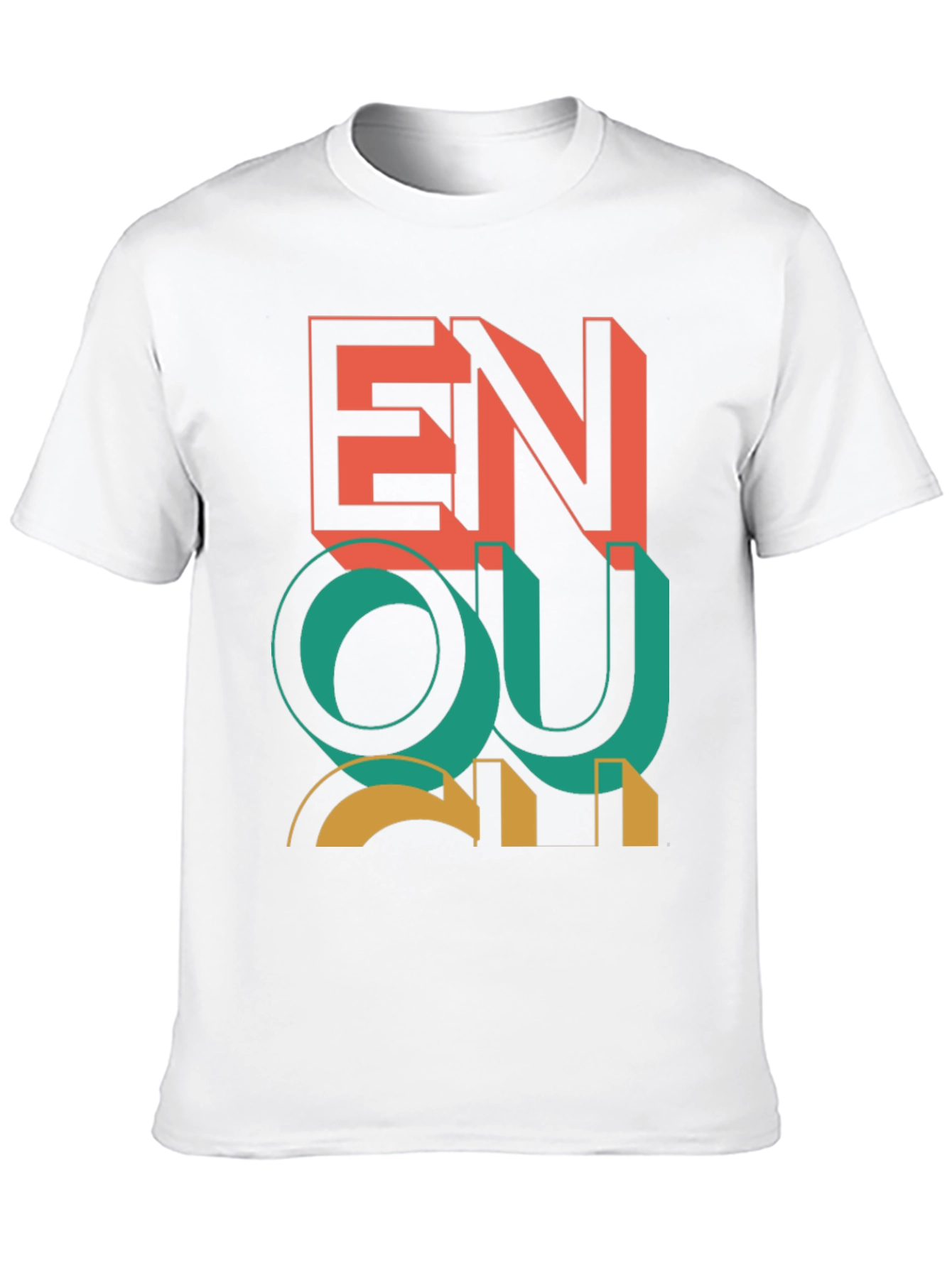 Black Abstract Graphic Print T-Shirt view 10