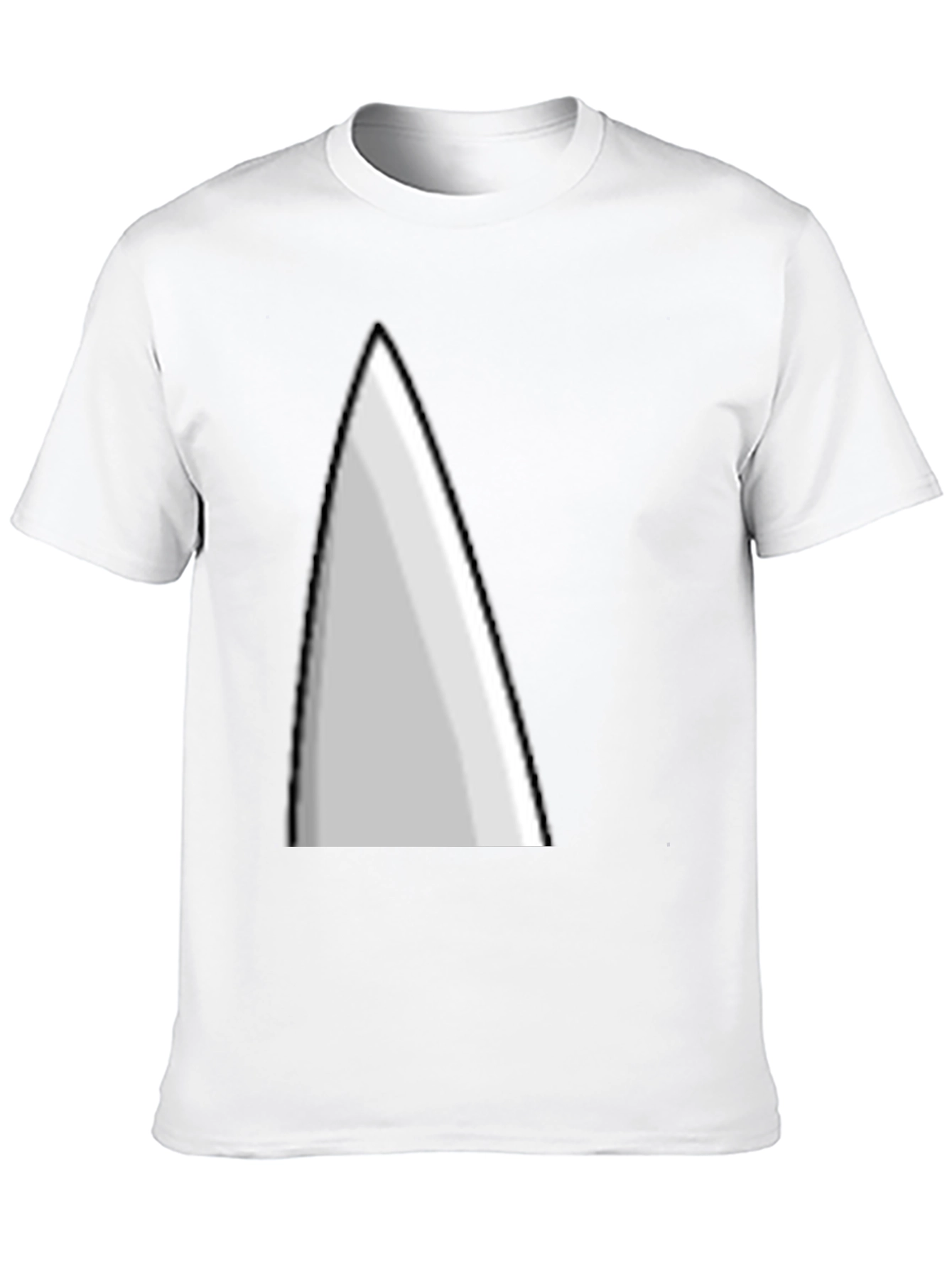 Black Minimalist Triangle Graphic Tee - Stylish Casual Wear view 10