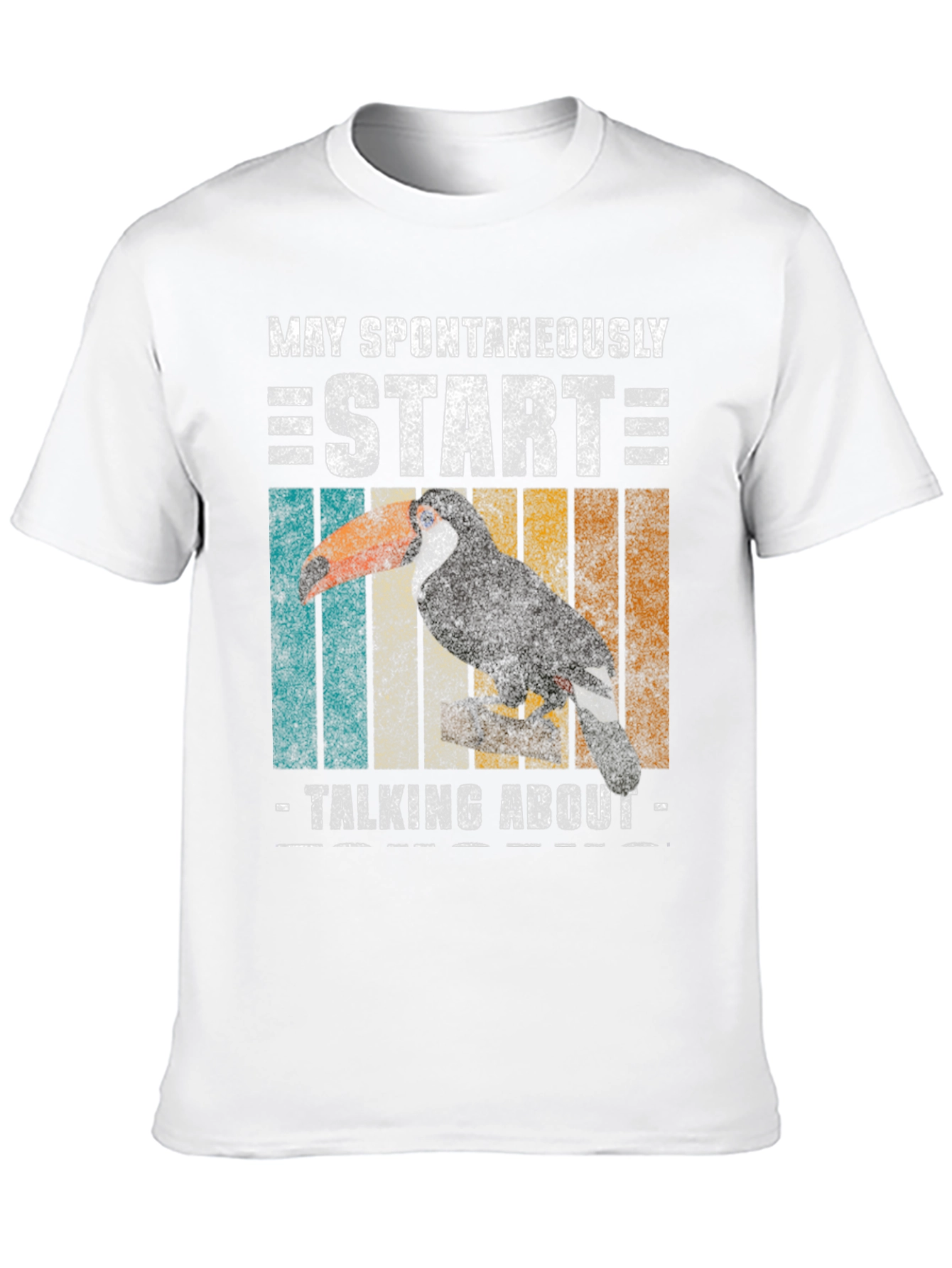 Black Toucan Enthusiast Tee: May Spontaneously Start Talking! view 10